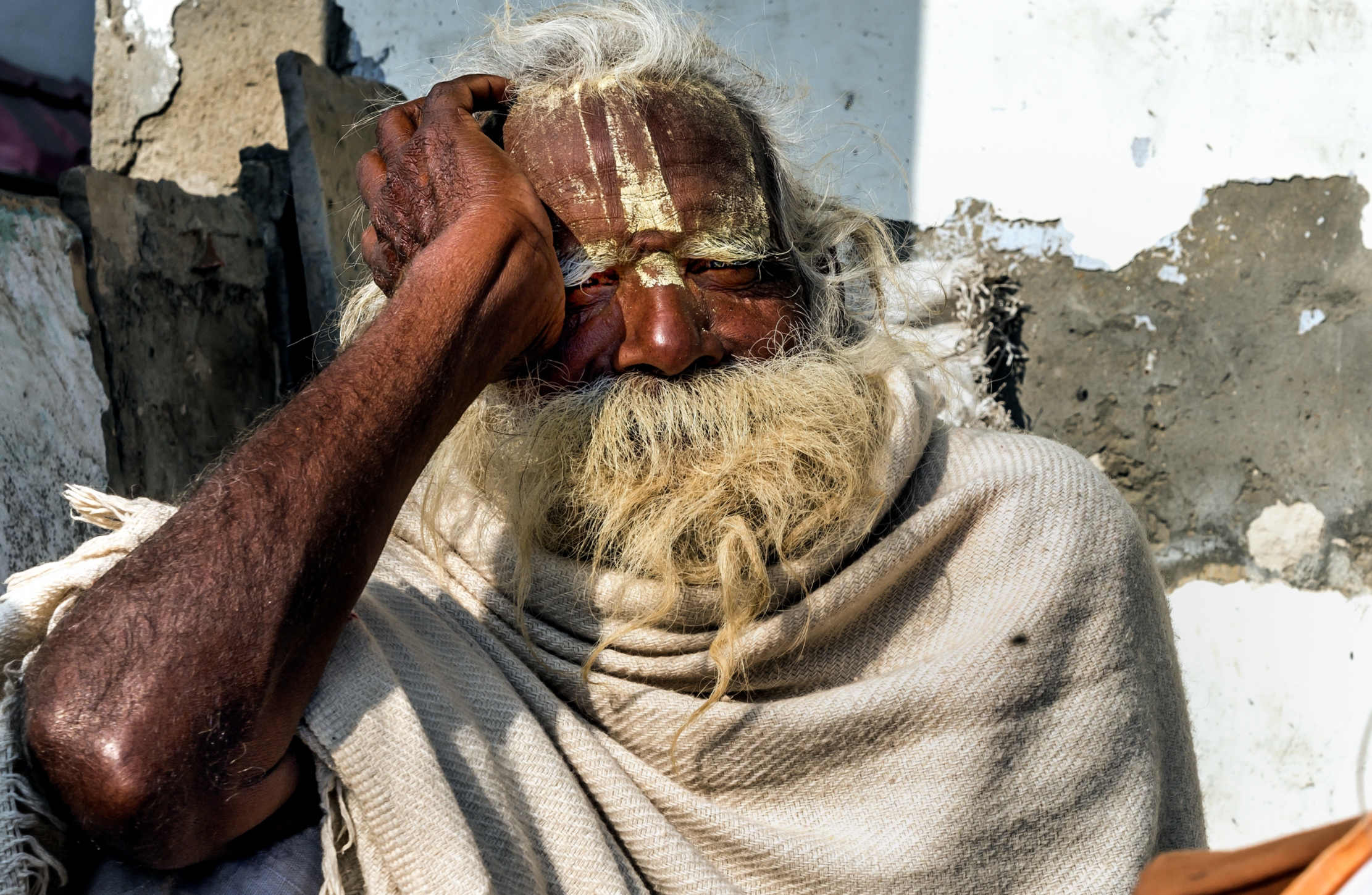 Uttar Pradesh 2017 - Santone a Vrindavan