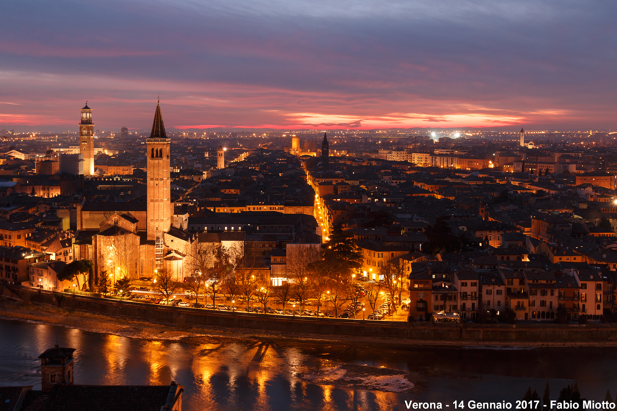 Red sky at night ...