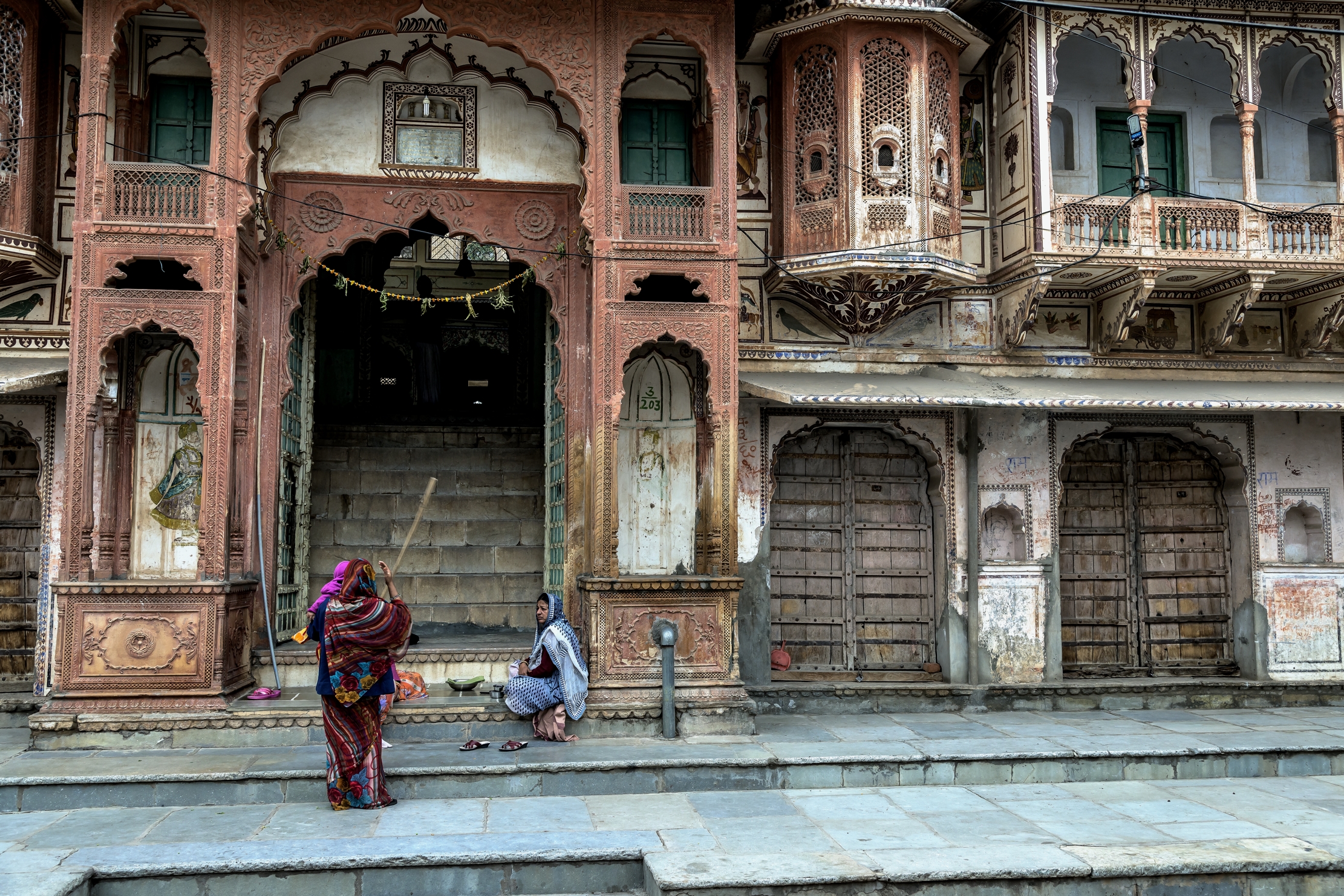 Rajasthan 2017 - Tempio Indù in un havelis