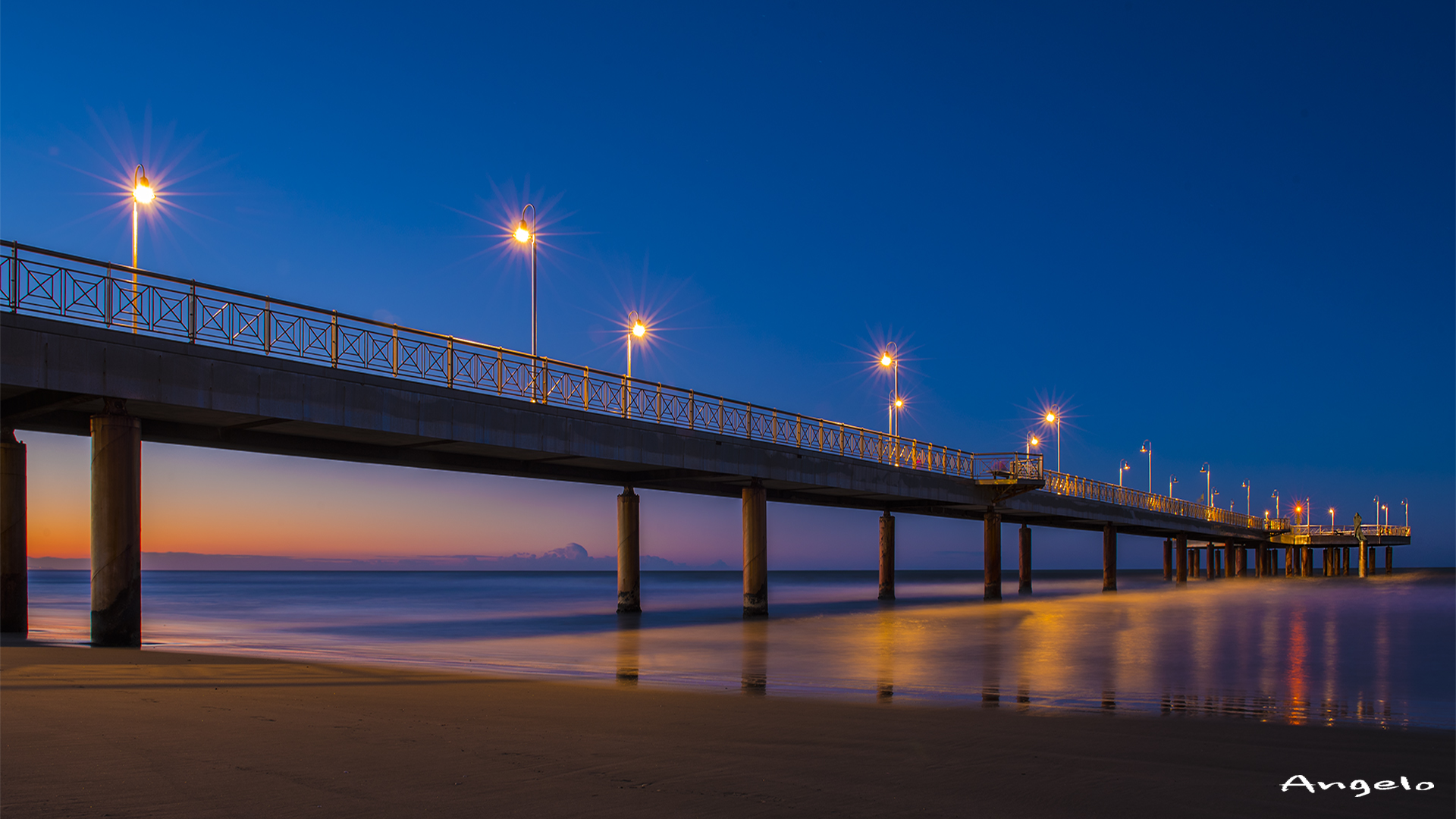 Sunrise at the jetty