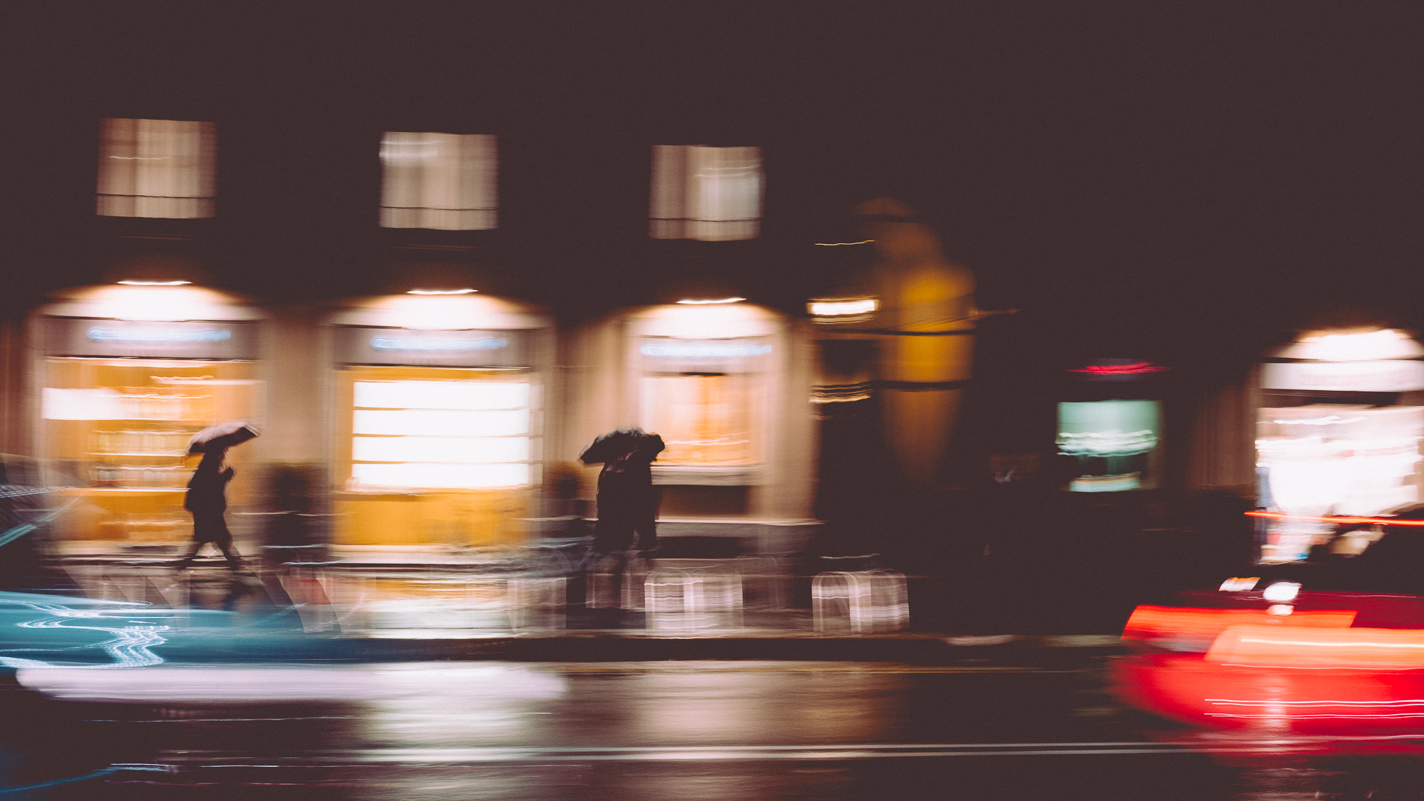 Corso Venezia, sotto la pioggia --- 18 Nov '16