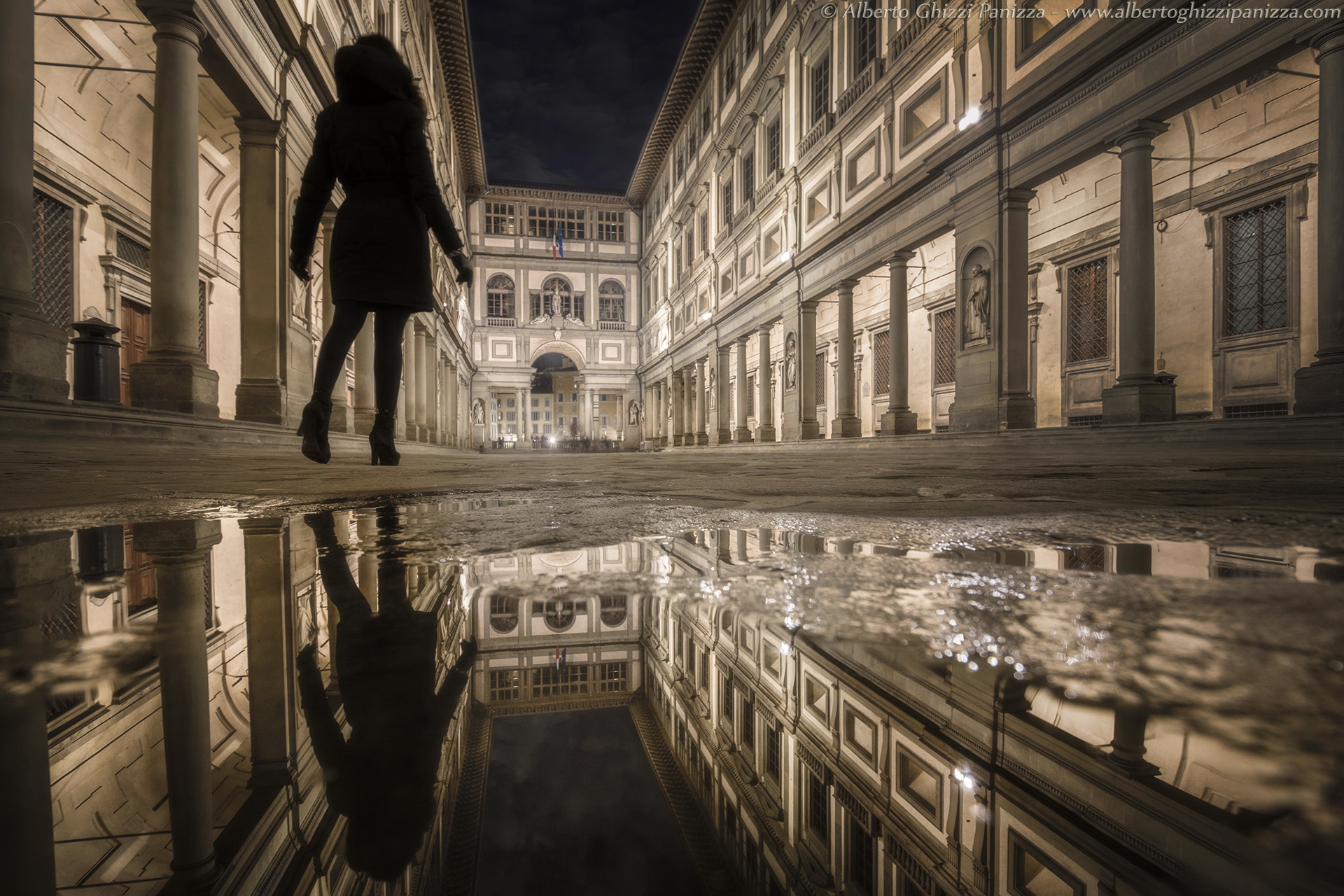 One night in Florence after the rain