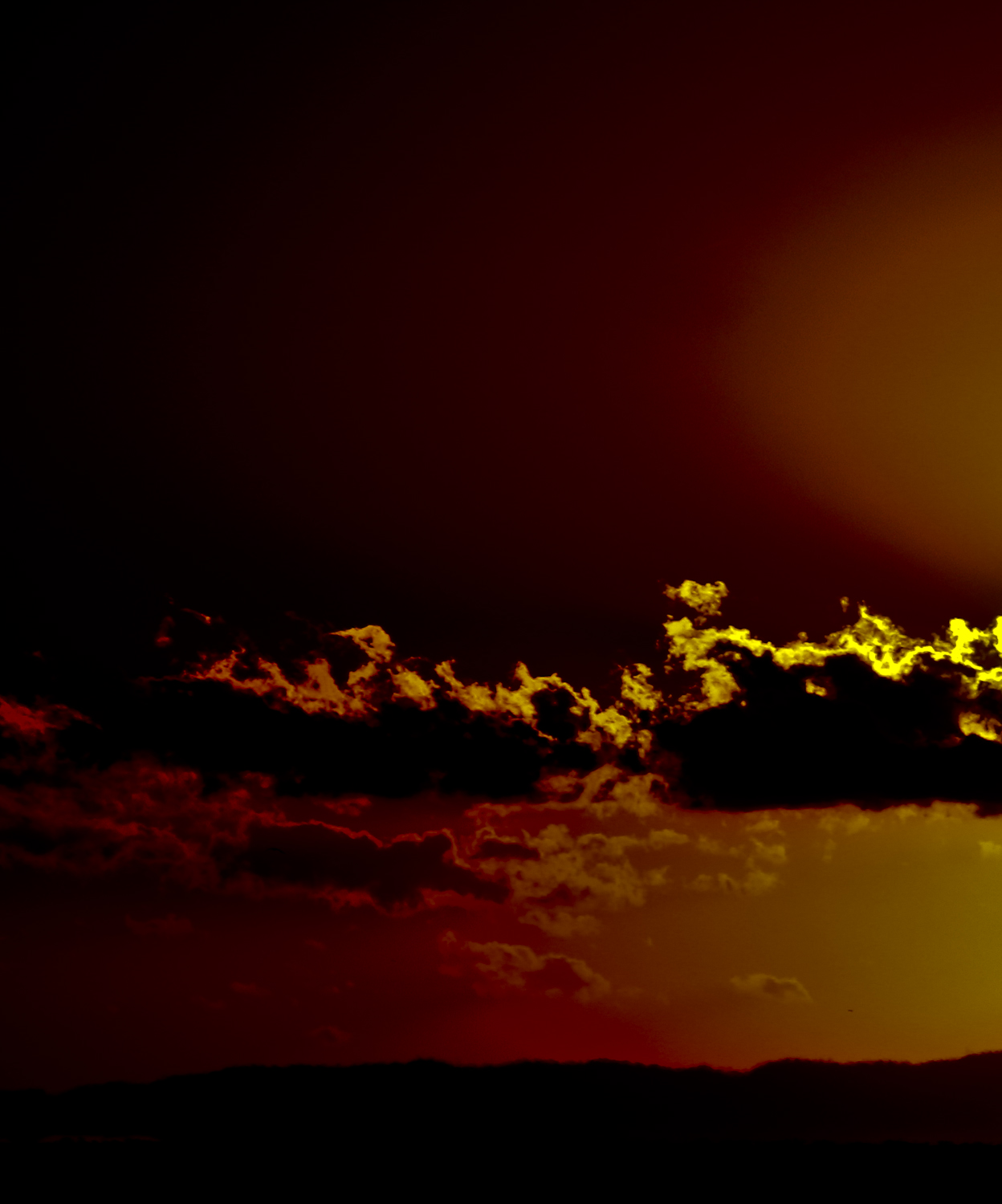 tramonto dalla foce di genova