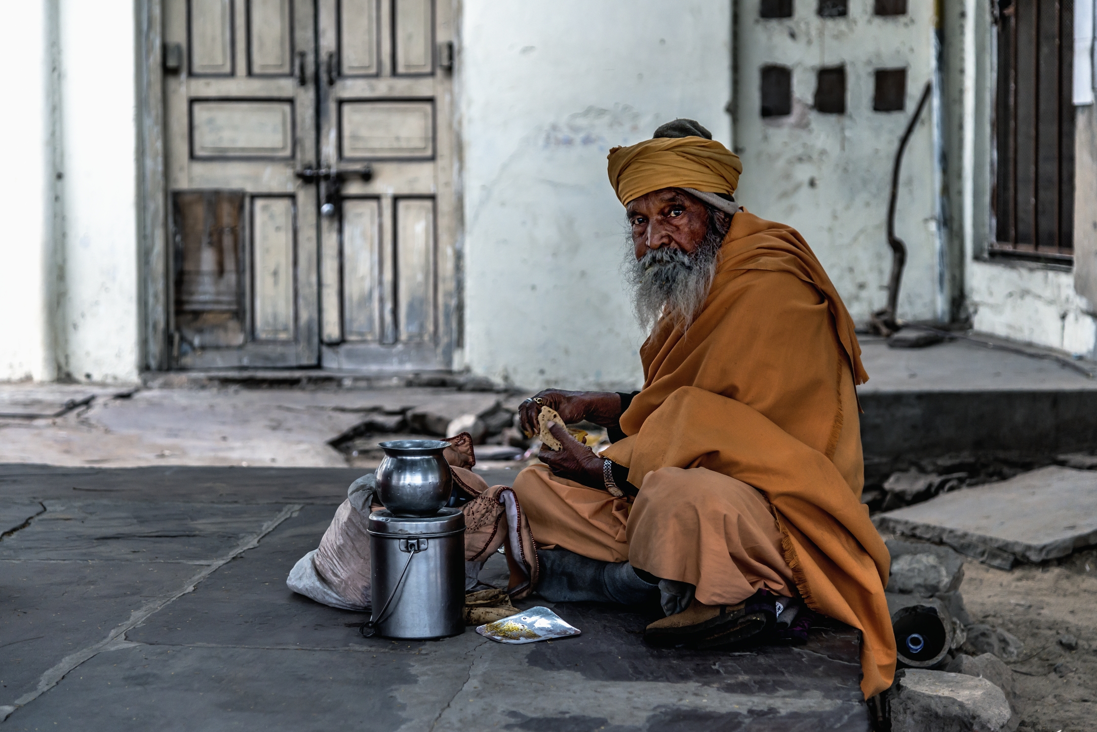 Rajasthan 2017 - Holy Man in Pushkar