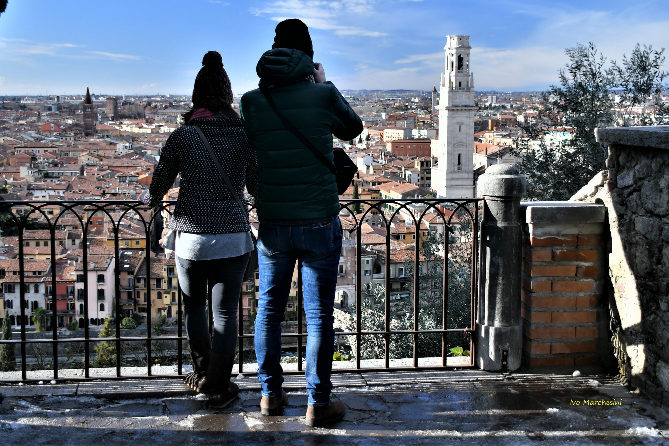 the rooftops of Verona