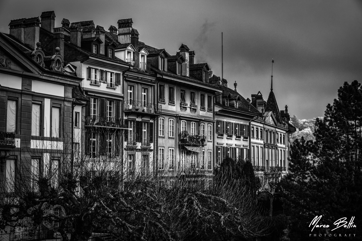 Berne in black and white