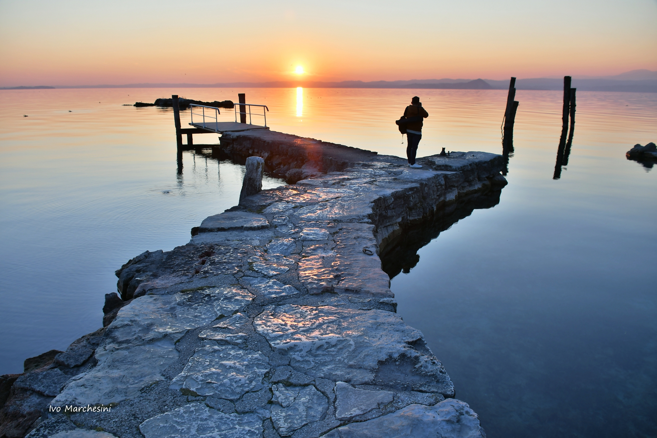 Sunset ... Lake Garda