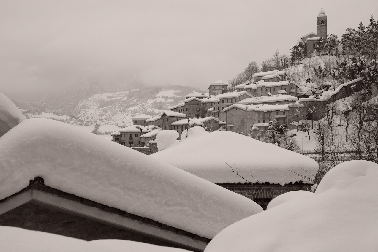 Montefortino e la grande neve