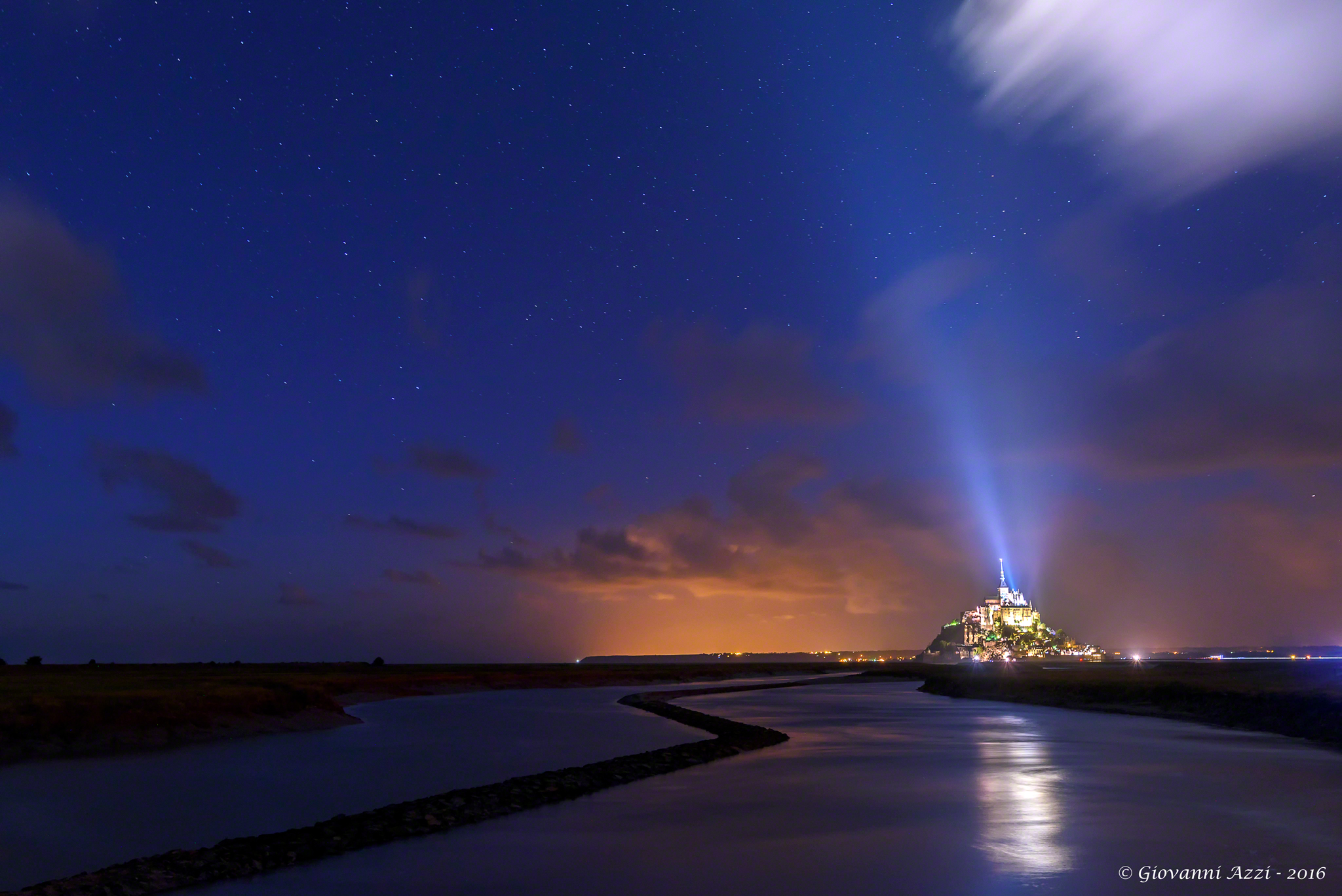 La notte di Mont Saint-Michel
