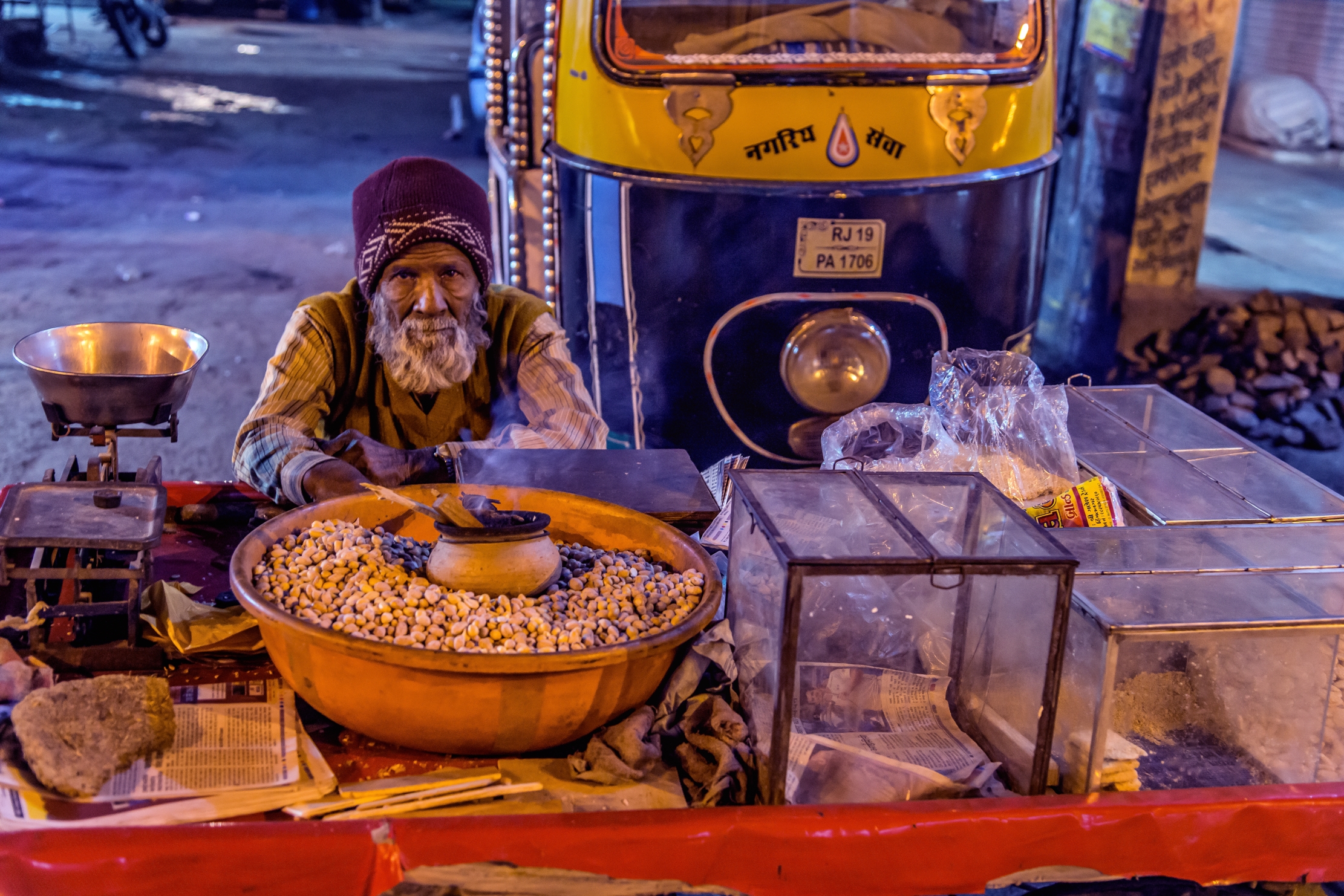 Rajasthan 2017 - La sera, in un mercato di Jodhpur