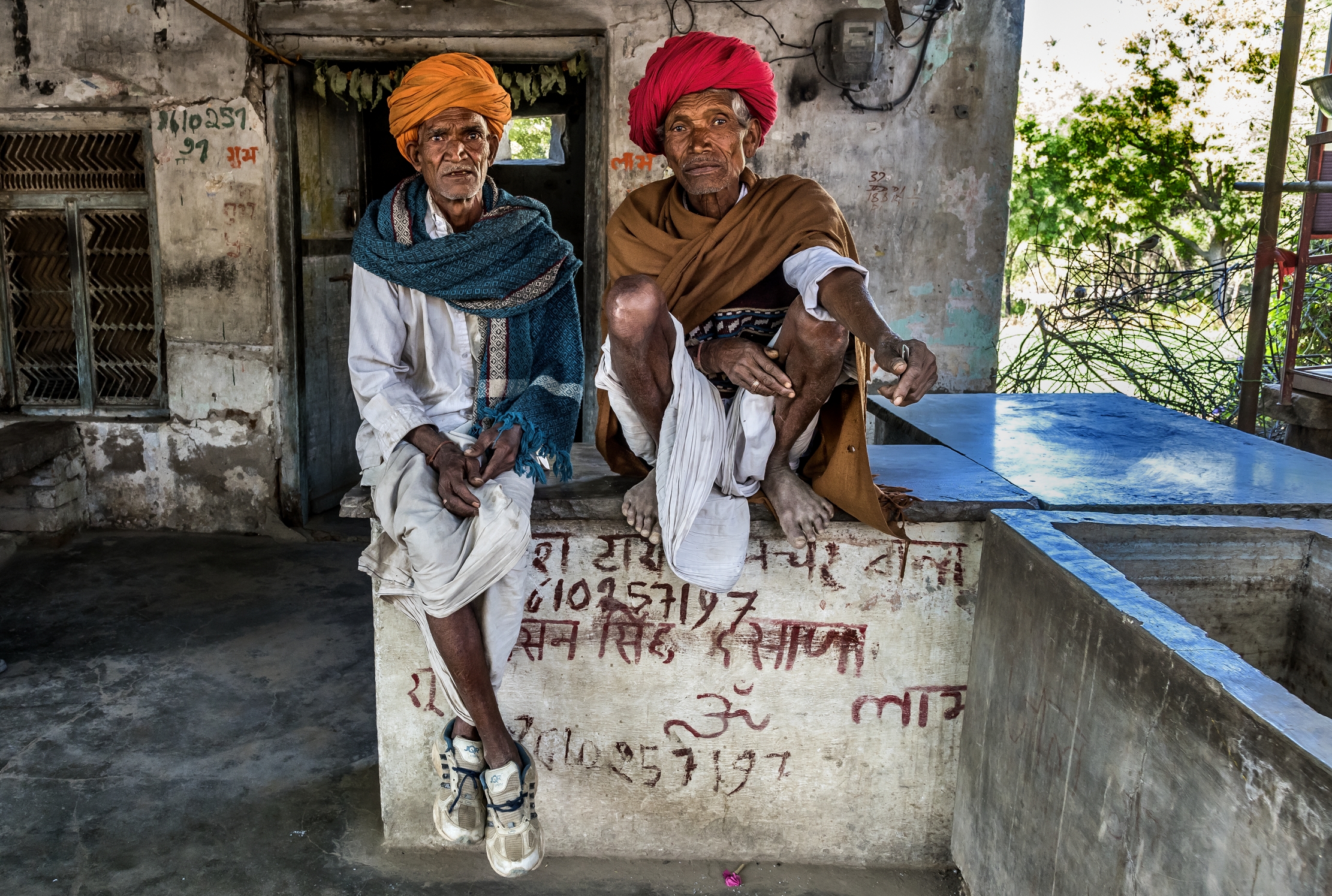 Rajasthan 2017 - In un villaggio lungo la  strada