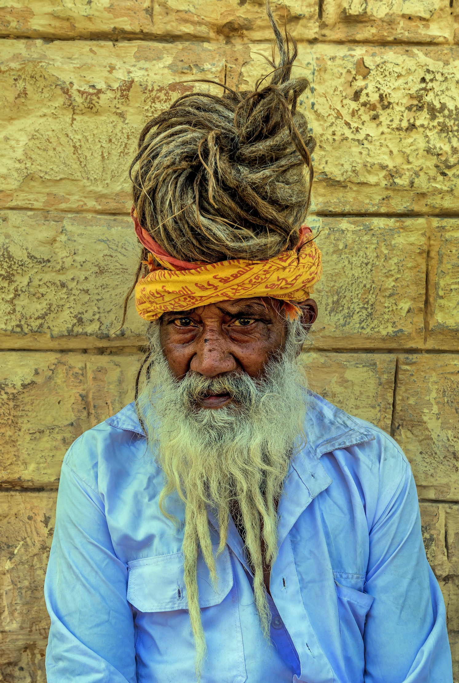 Rajasthan 2017 - Mendicante a Jaisalmer