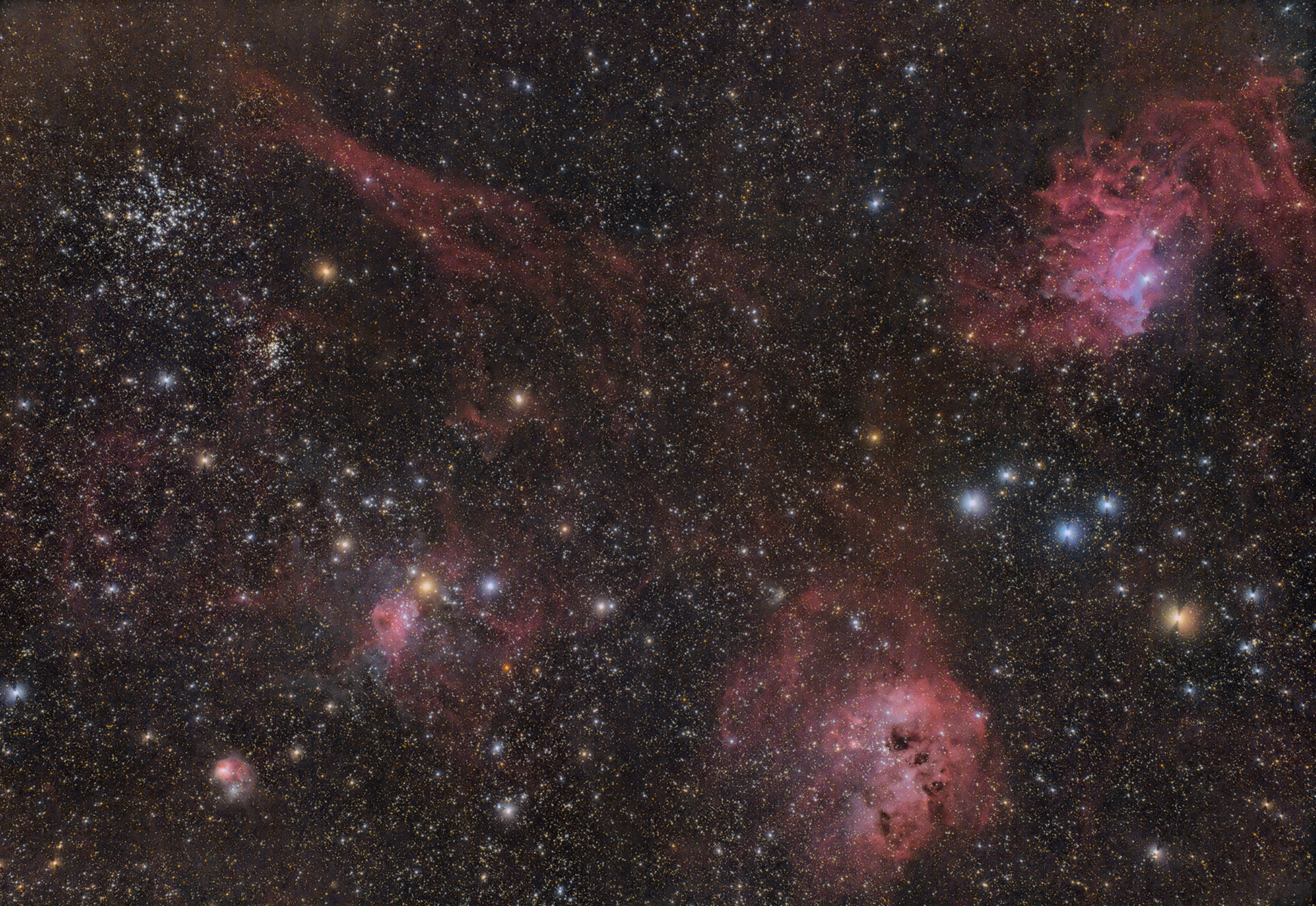 Nel cuore della costellazione dell'Auriga.