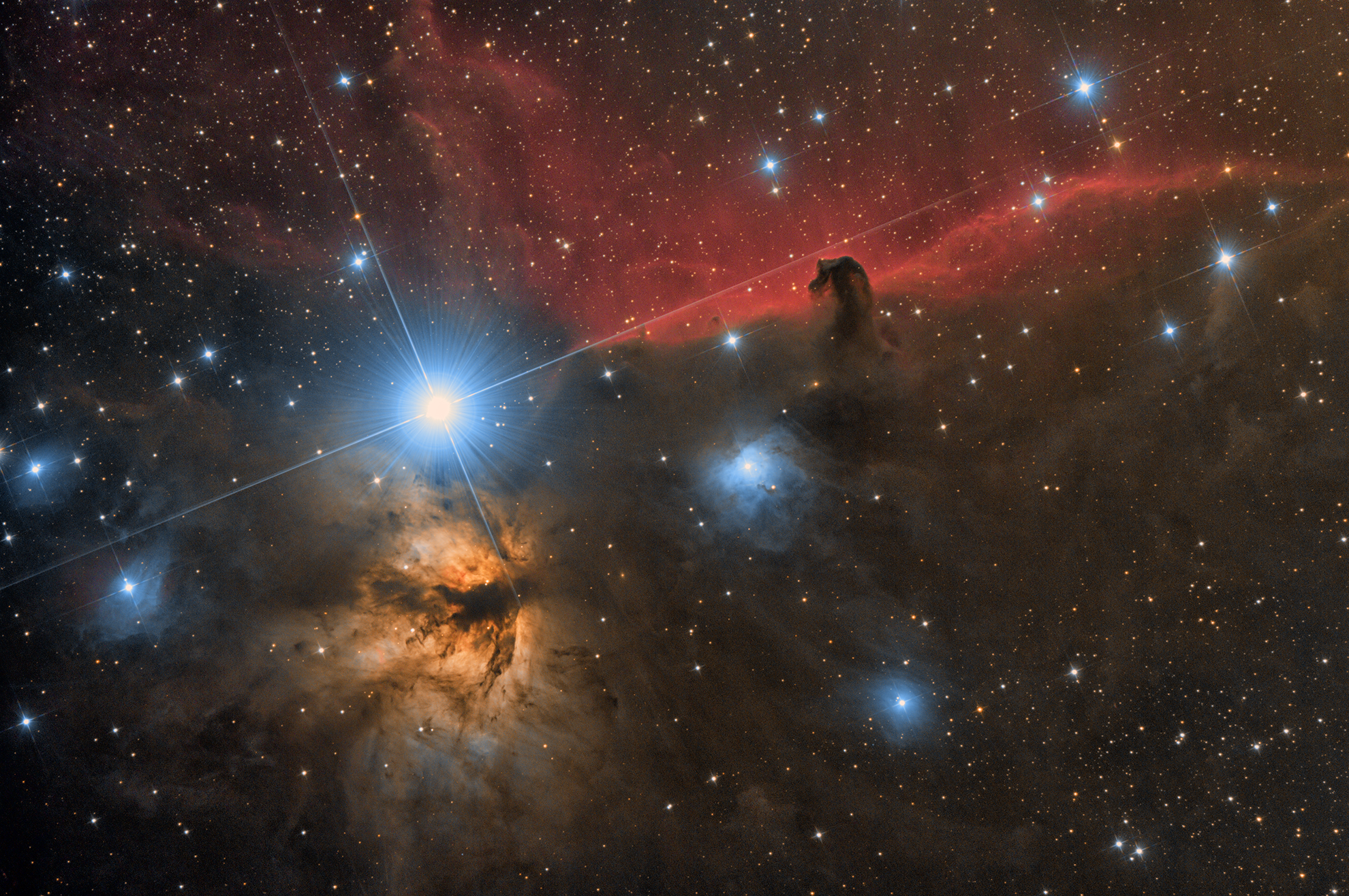 nebulosa Testa di Cavallo e Fiamma