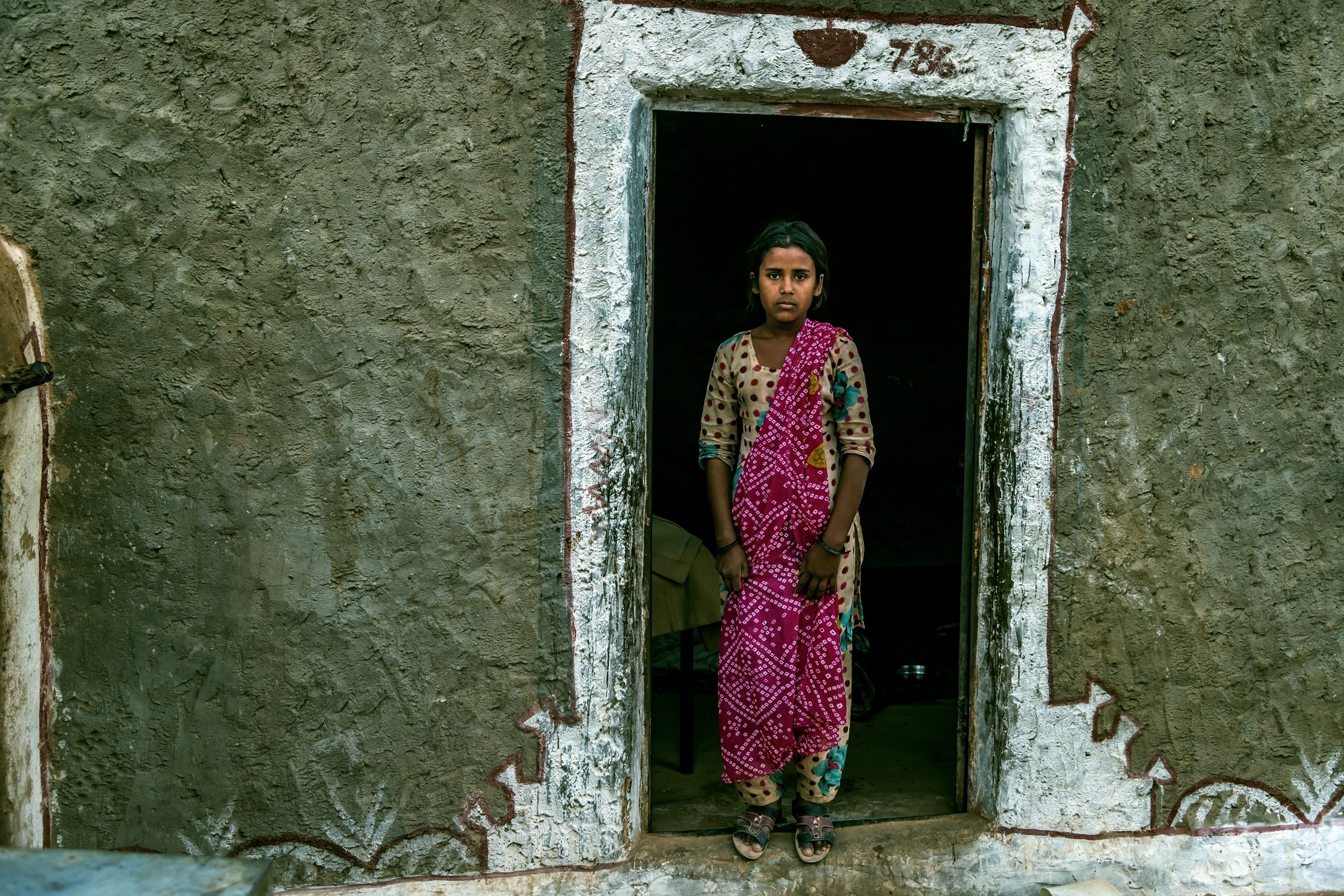 Rajasthan 2017 - Sulla porta (villaggio rurale)
