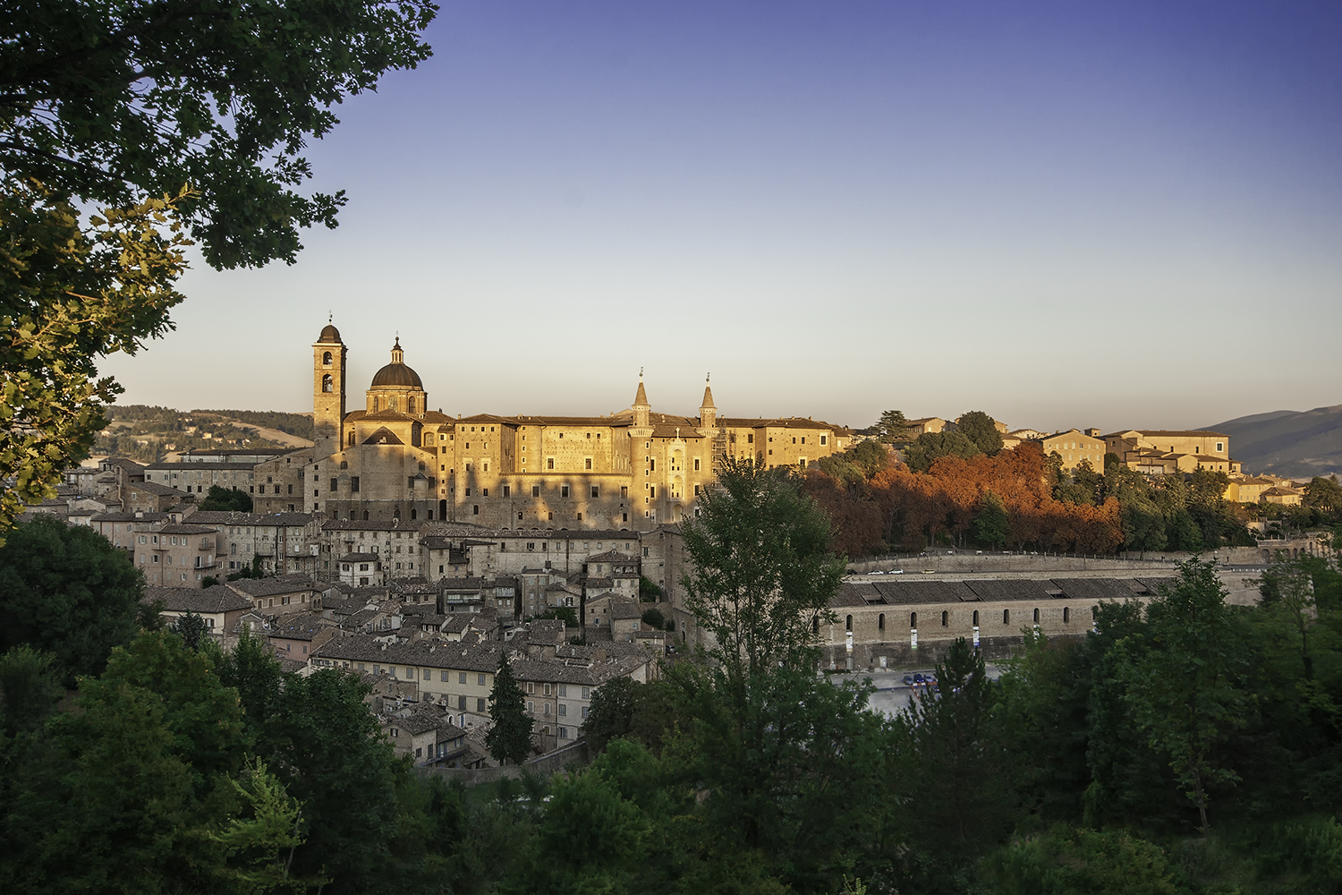 Urbino al tramonto