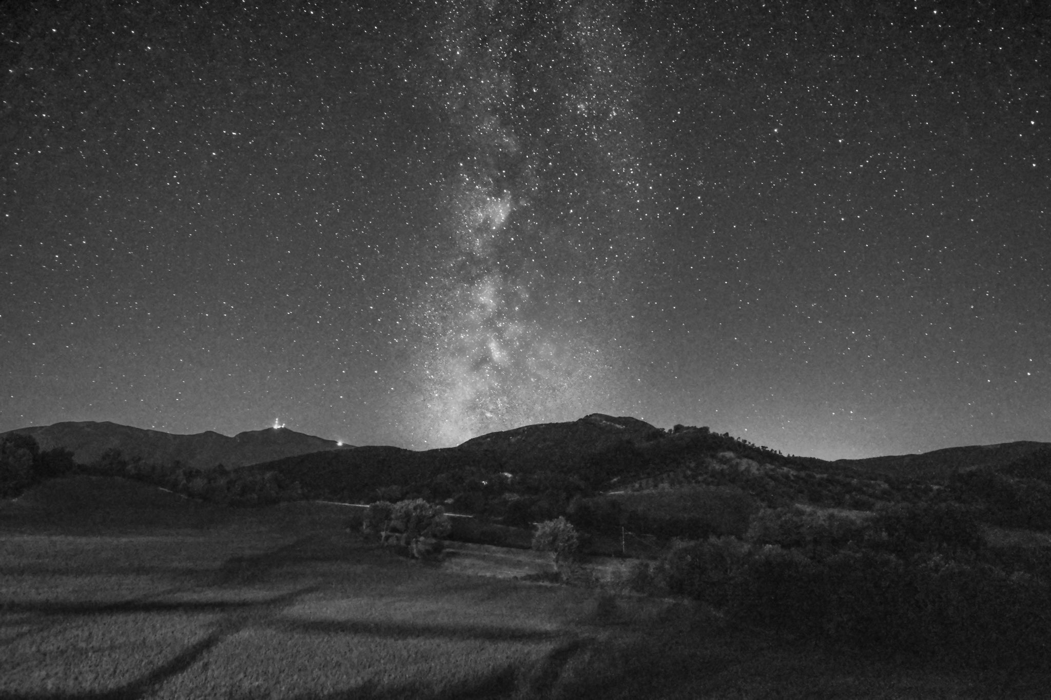 Acqualagna, summer milky way