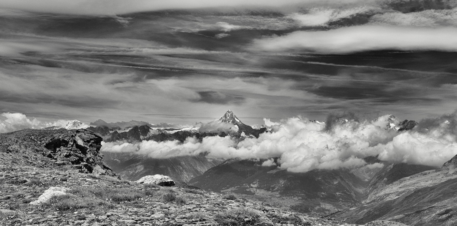 Bietschhorn visto dal Galehorn