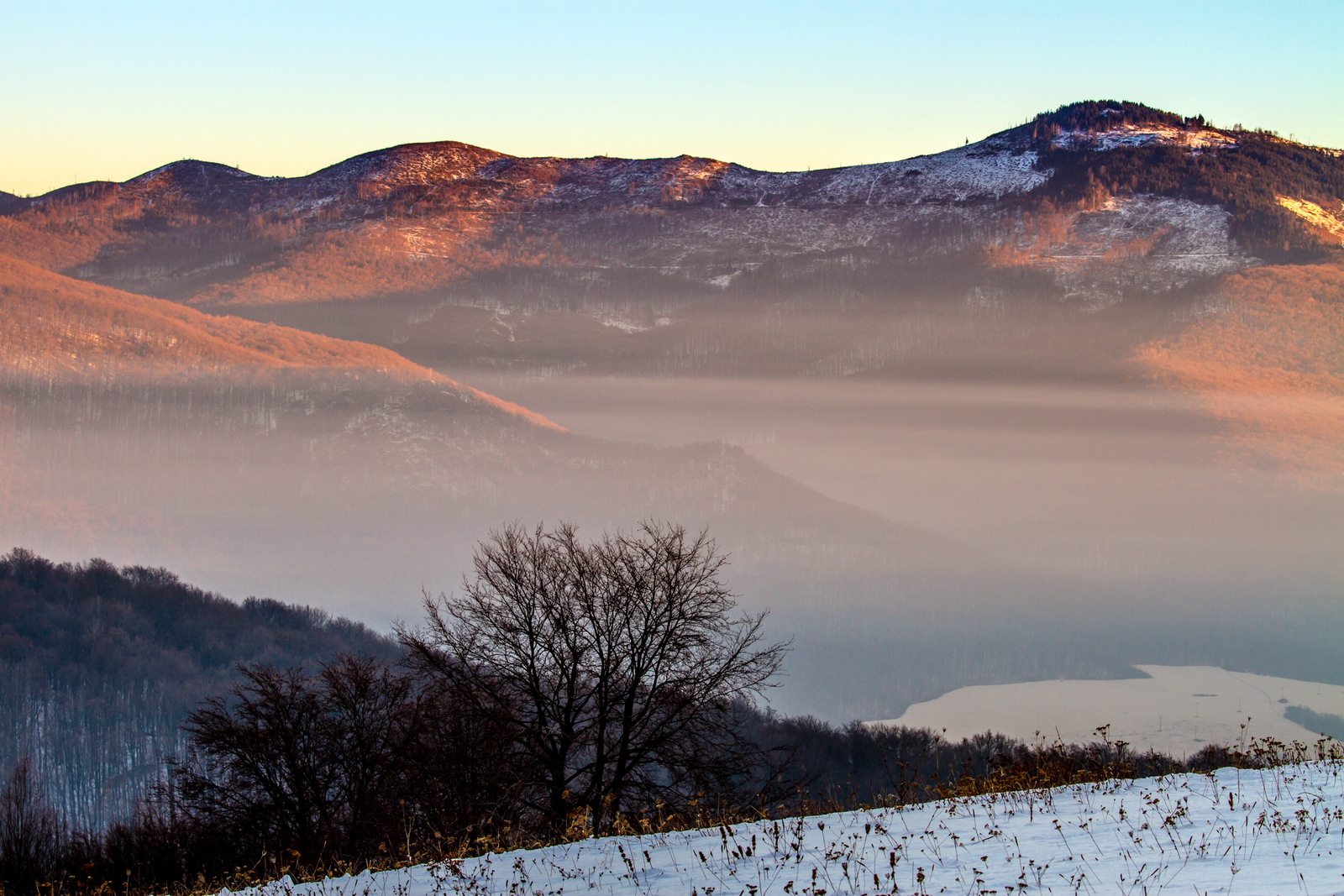 Fredda mattina presto al Soroska