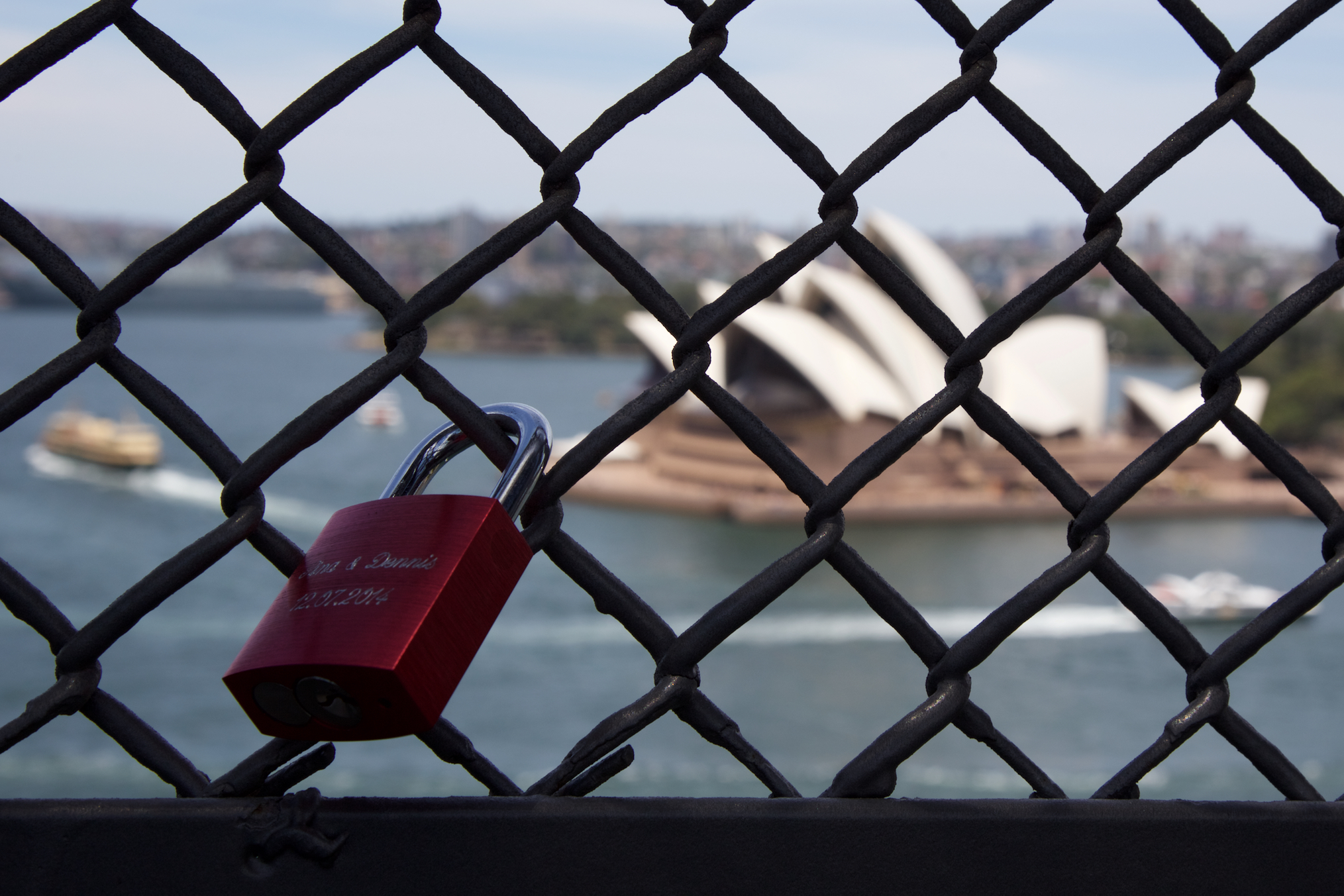 Sidney: Opera House vista dall'Harbour Bridge