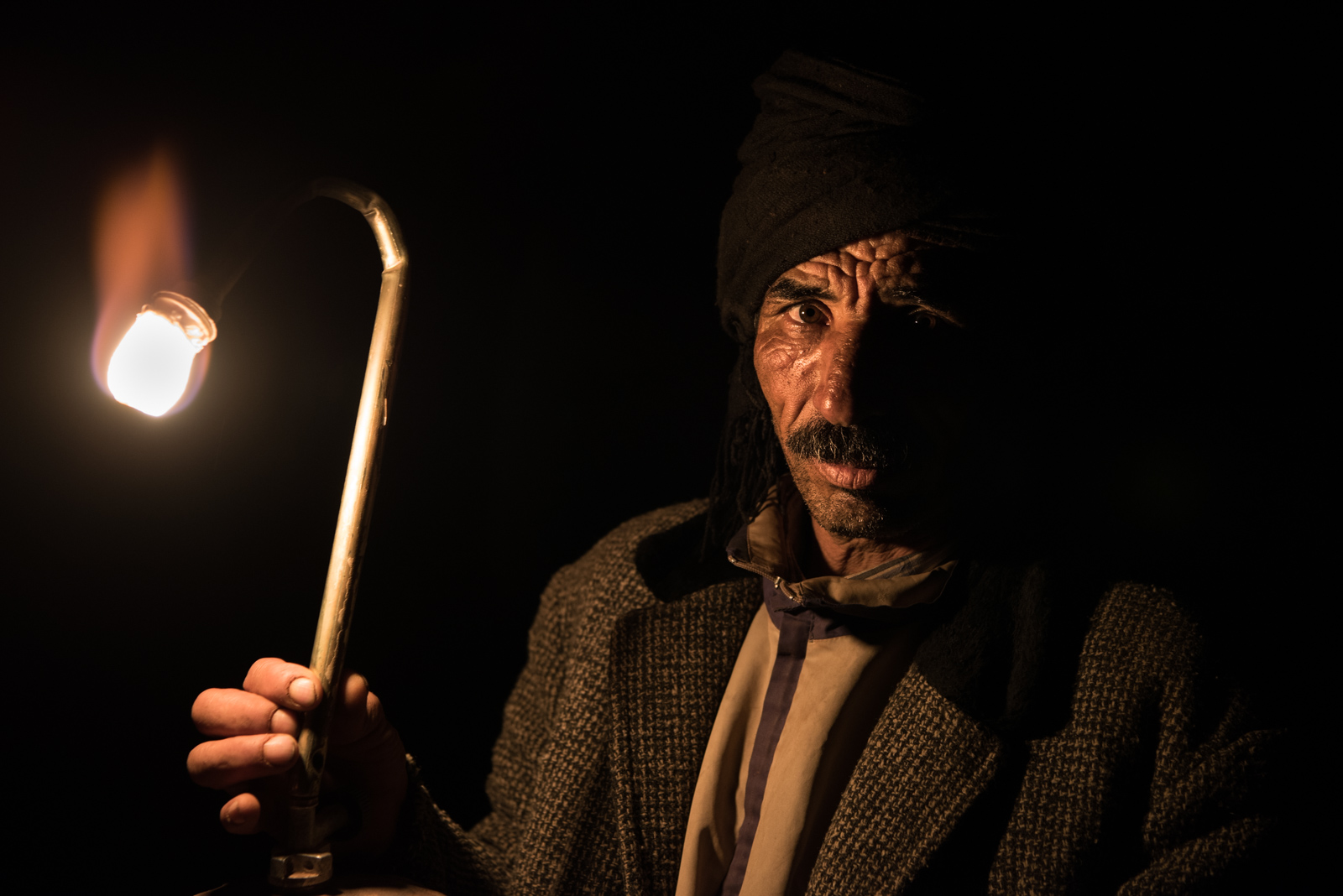 miniera di sale di lavoratore