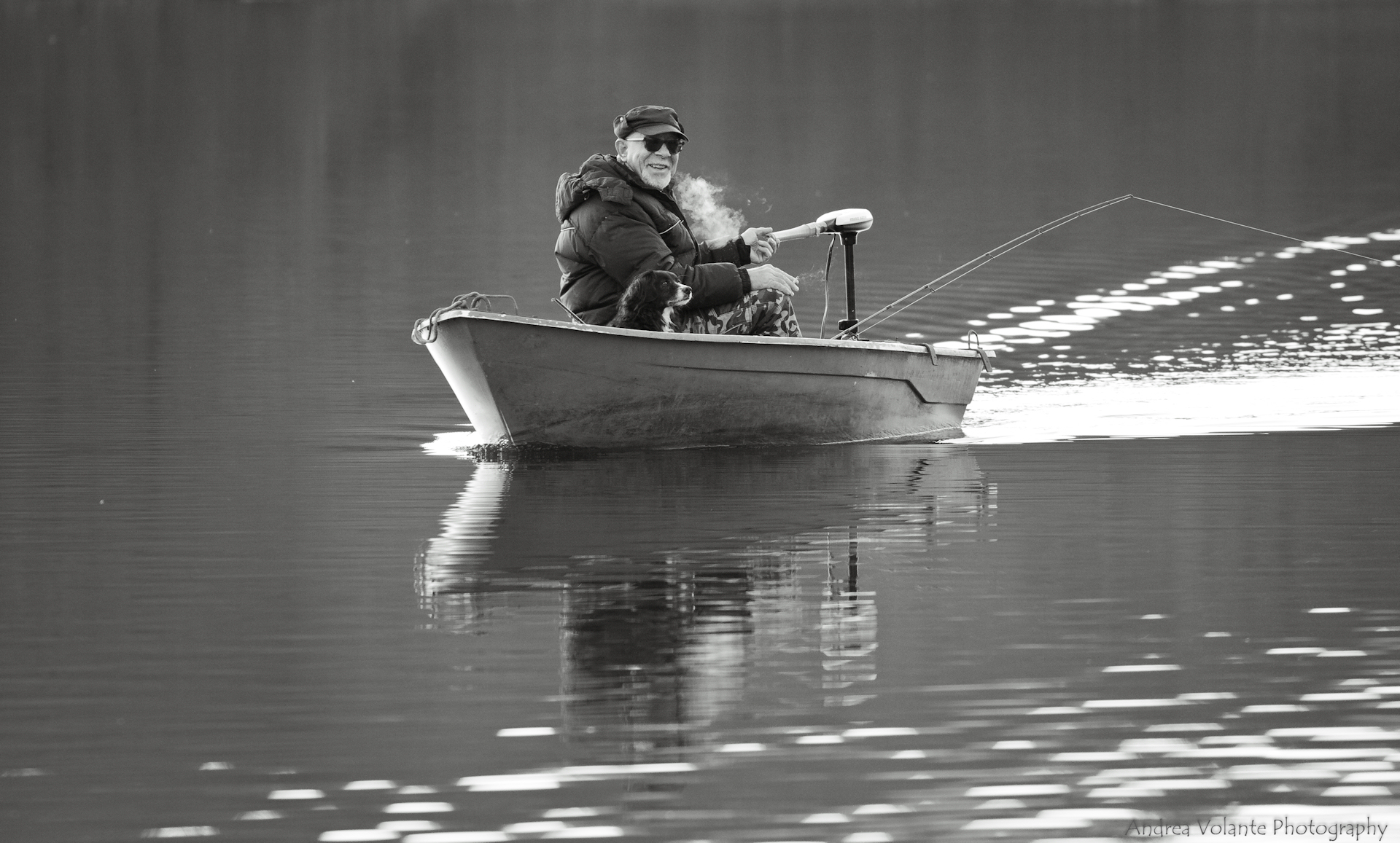 ..l'uomo che sussurrava ai pesci!