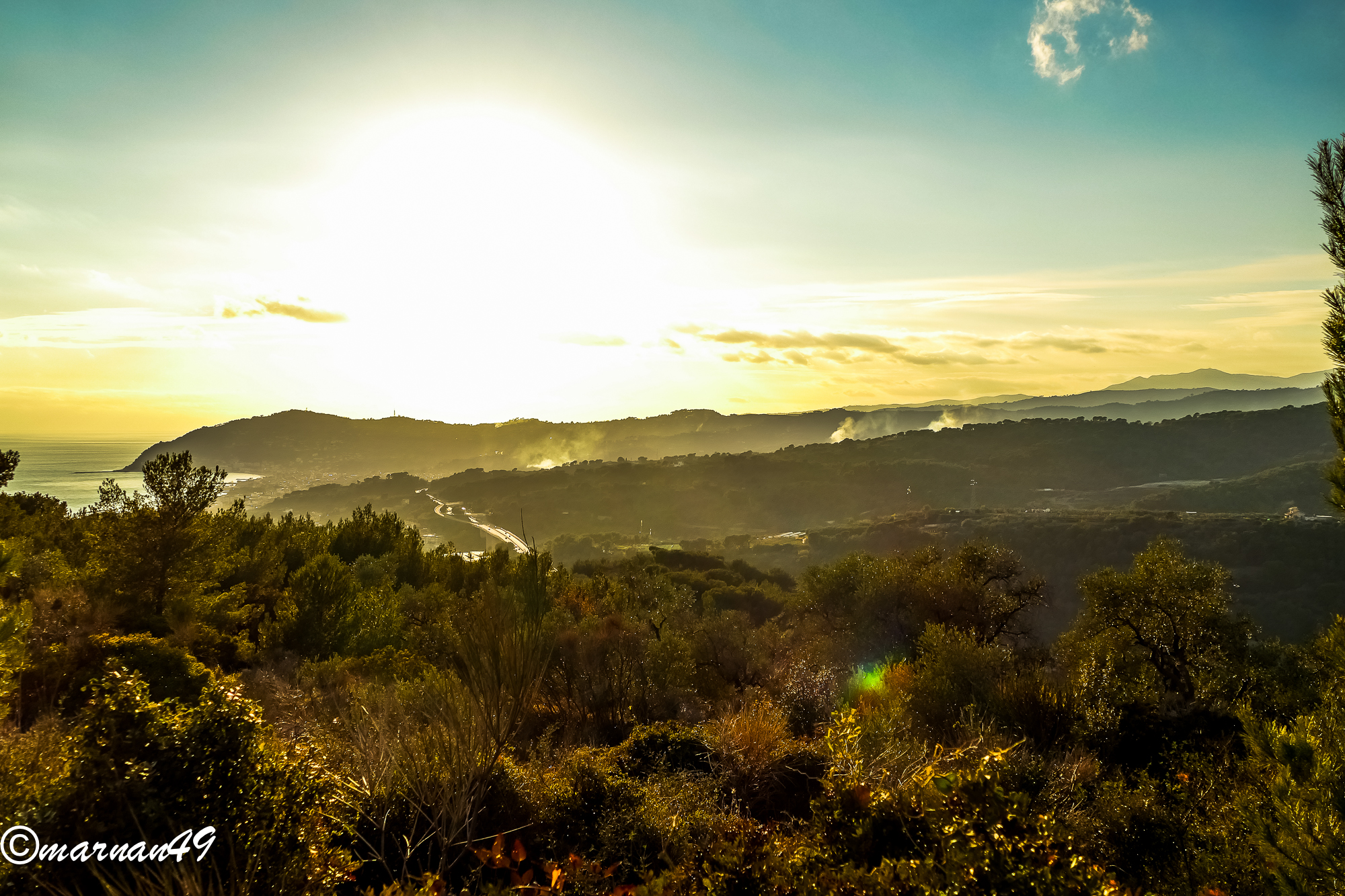 Gulf of Diano Marina hinterland