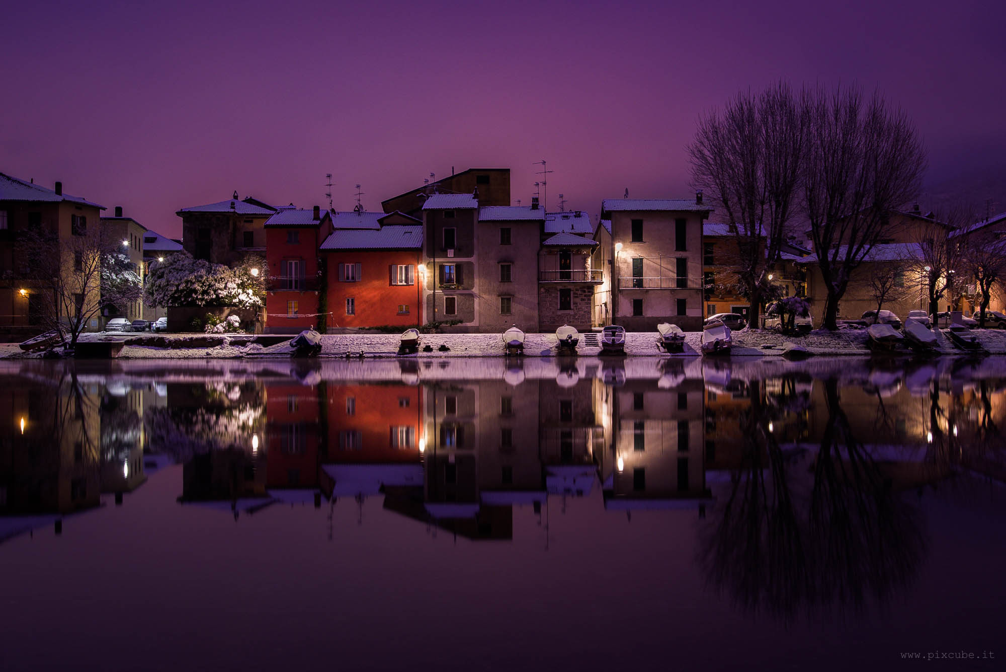 Park Adda, Pescarenico in a unique light situation