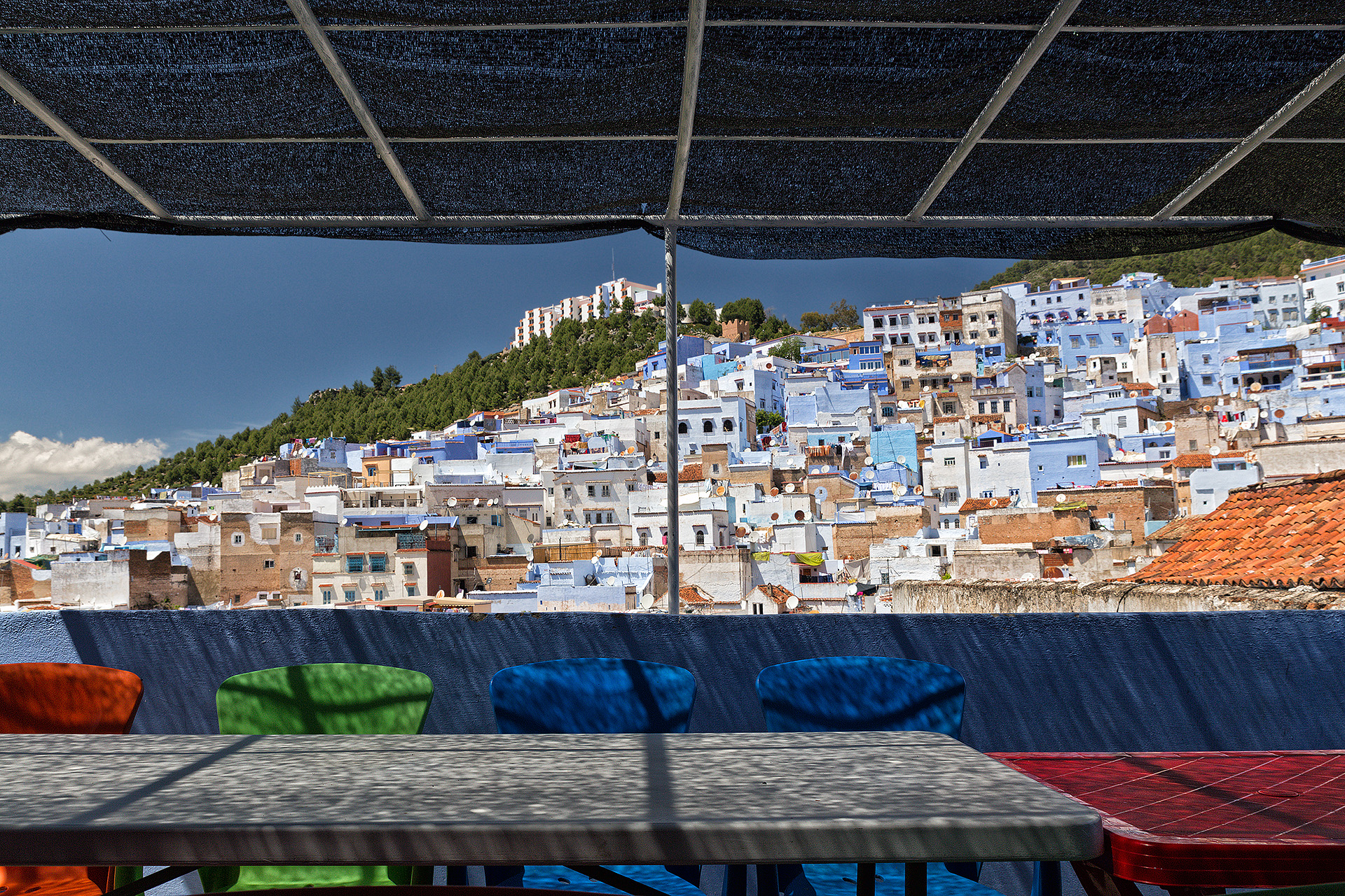 Chefchaouen from terrace