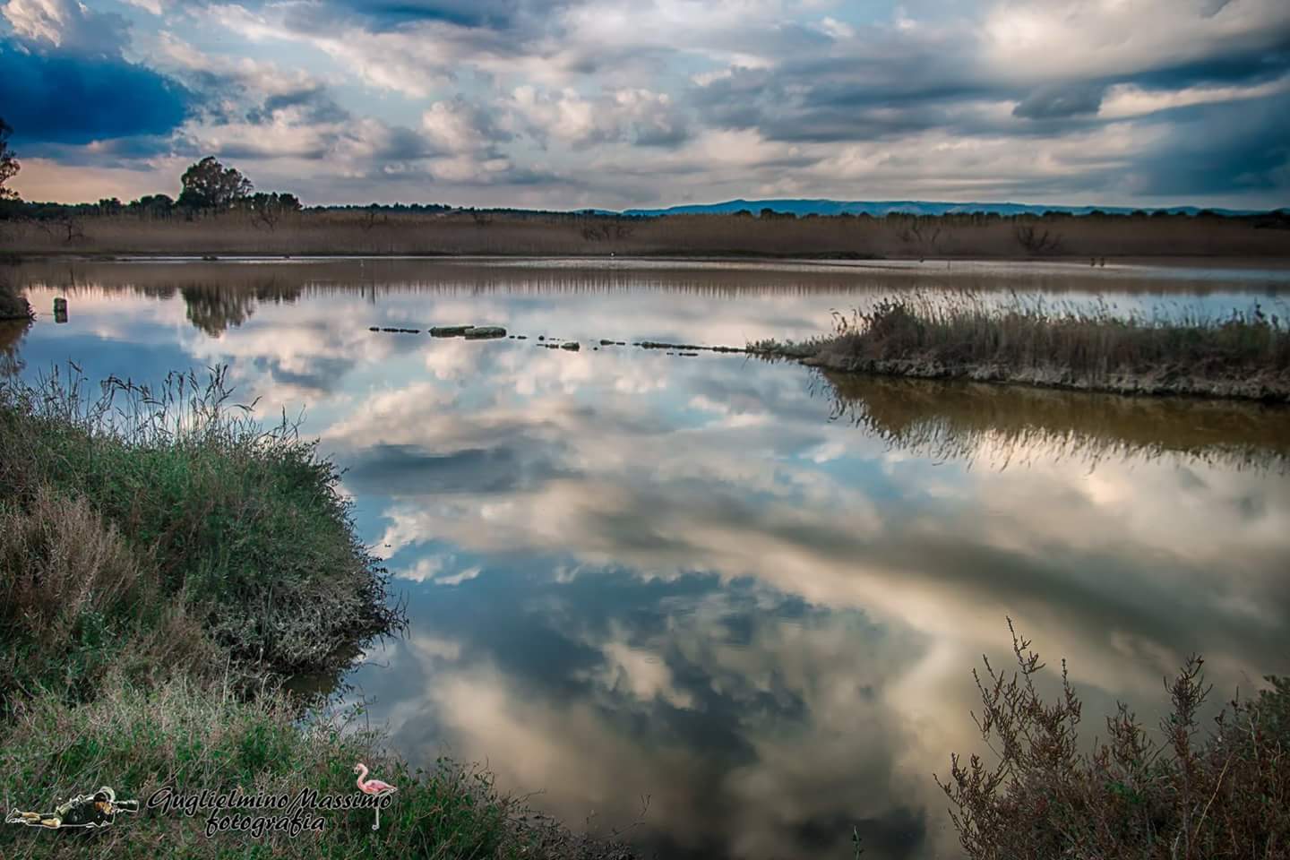 Walking through the clouds