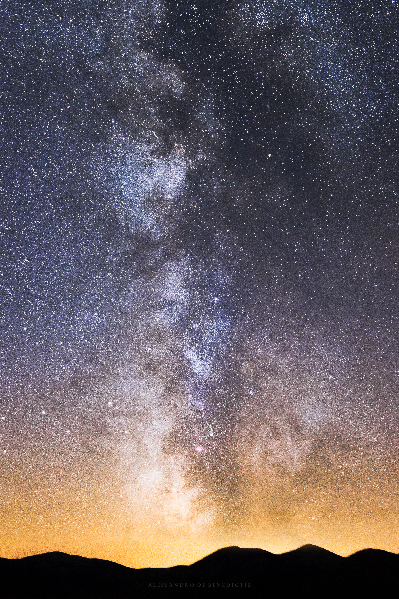 Via lattea da Castelluccio