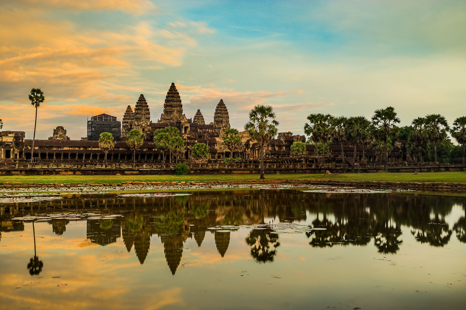 tramonto ad angkor wat