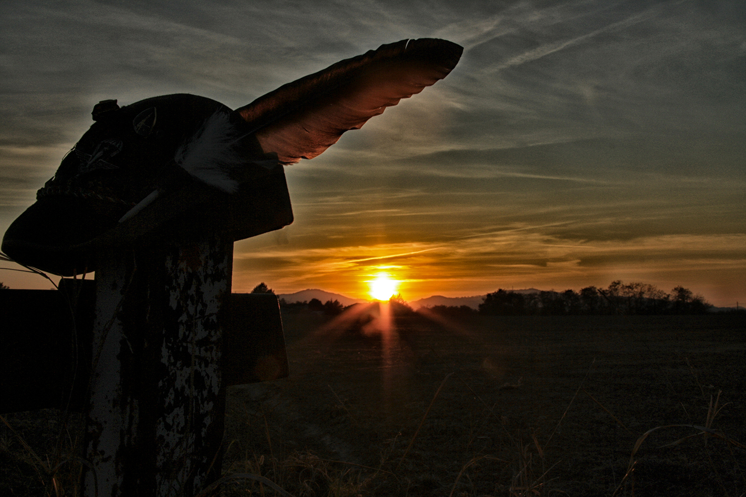 l'alba, in ogni modo si torna a casa