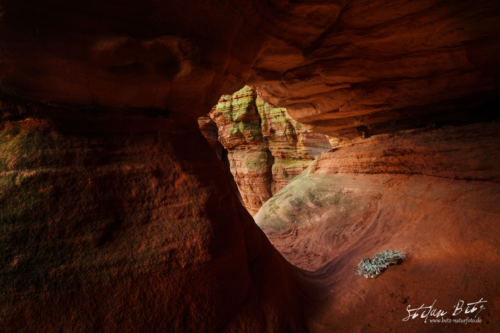 Palatinate Forest sandstone cave