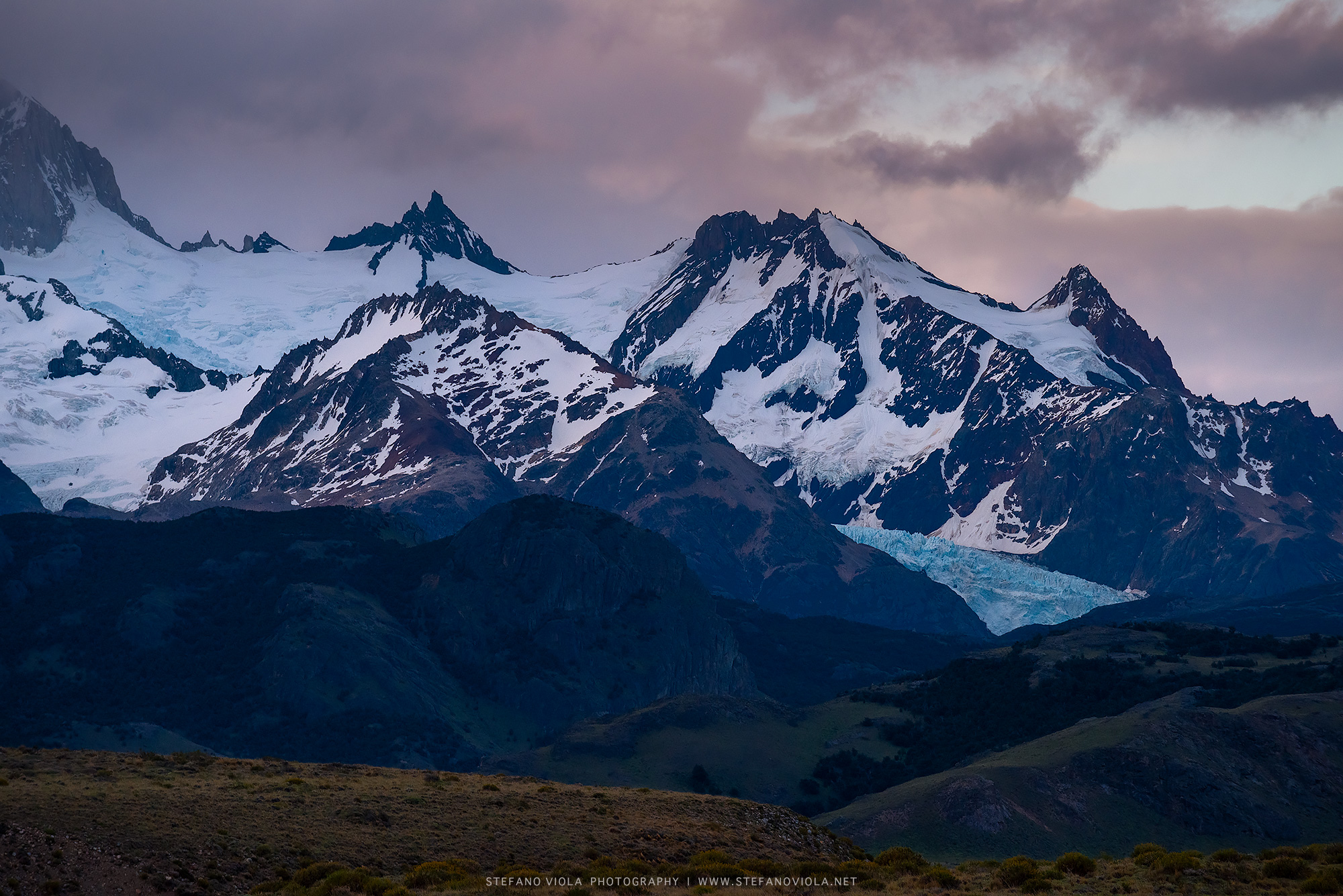 Tramonto ad El Chaltén
