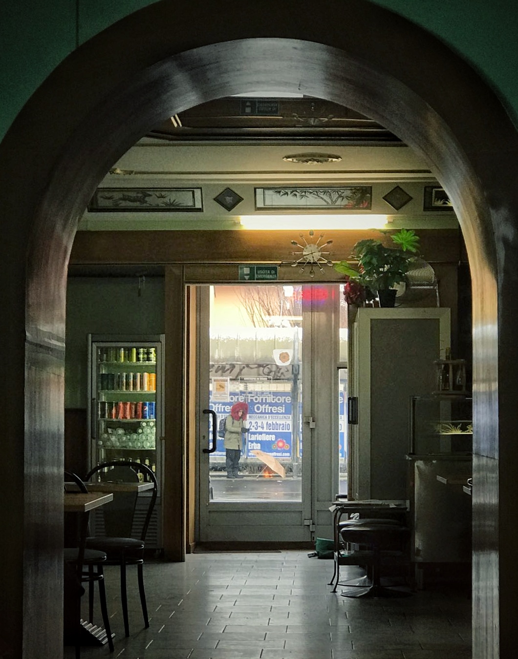 Reflection of a hearth