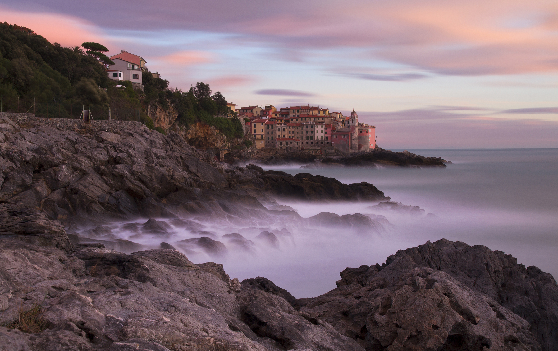 mareggiata a Tellaro