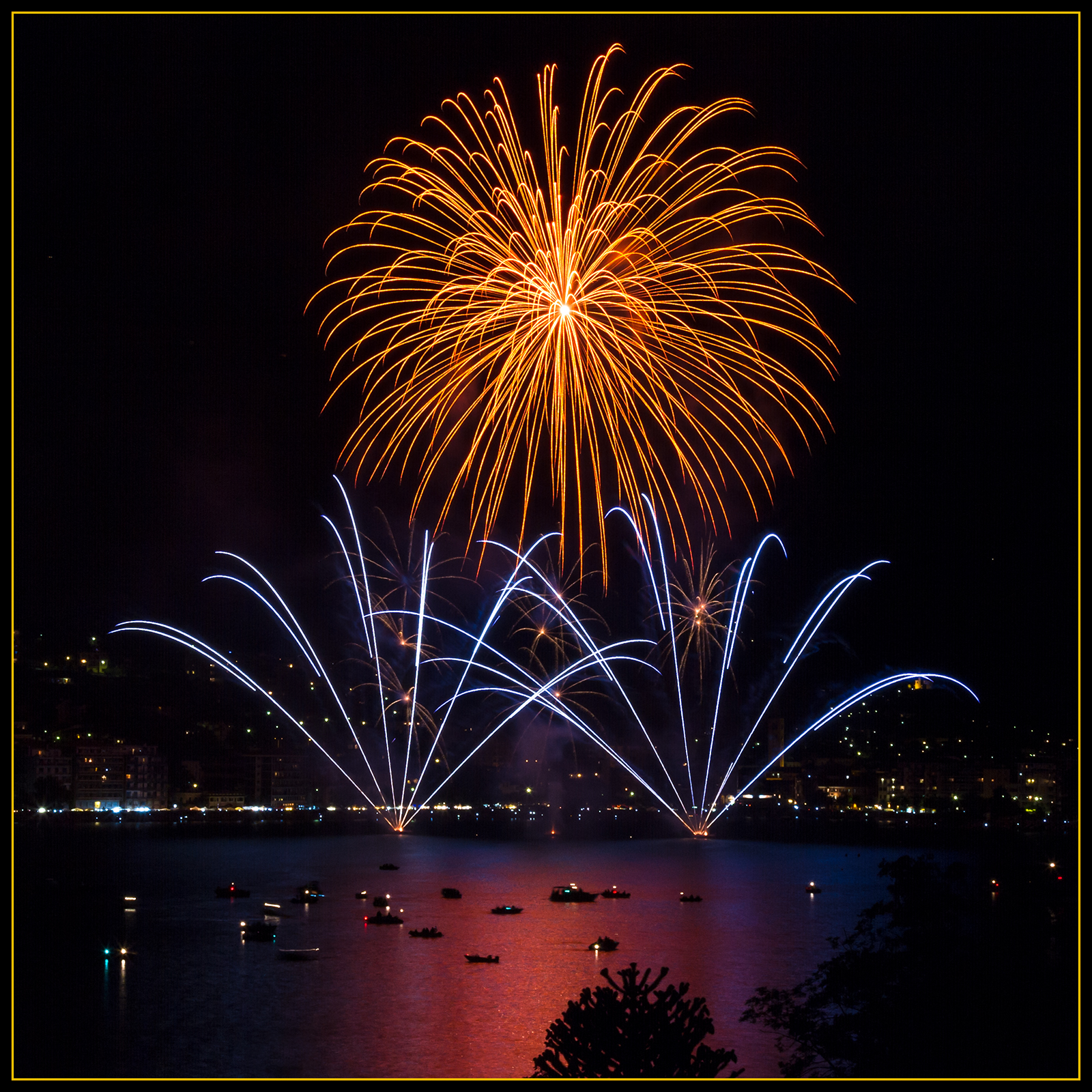 World championship of fireworks in Omegna.