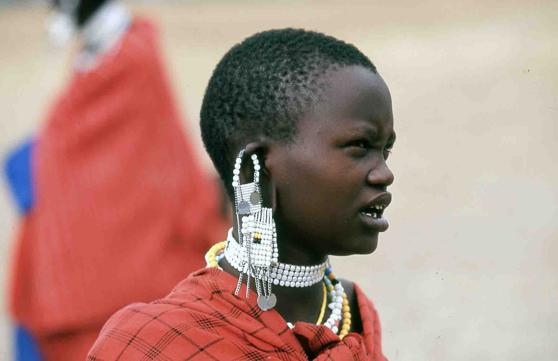 Ragazza masai -Kenia