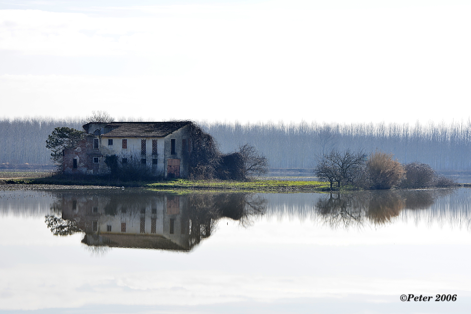 the farmhouse reflections