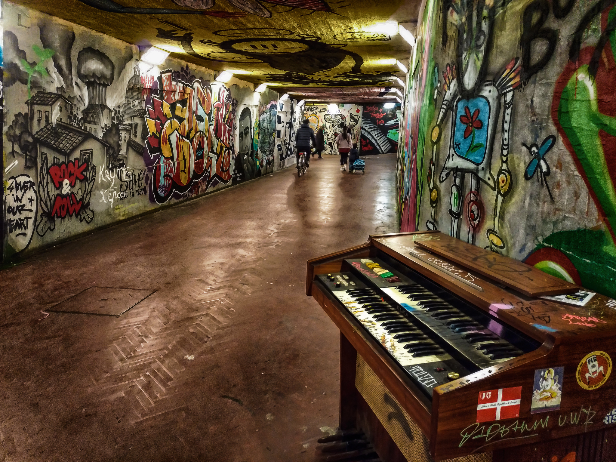 the "musical Cure" underpass