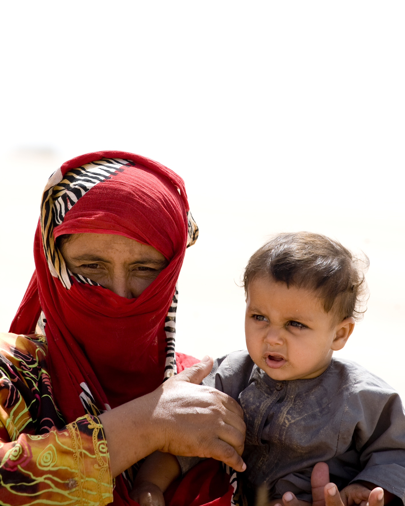 Gypsy with child - Oman