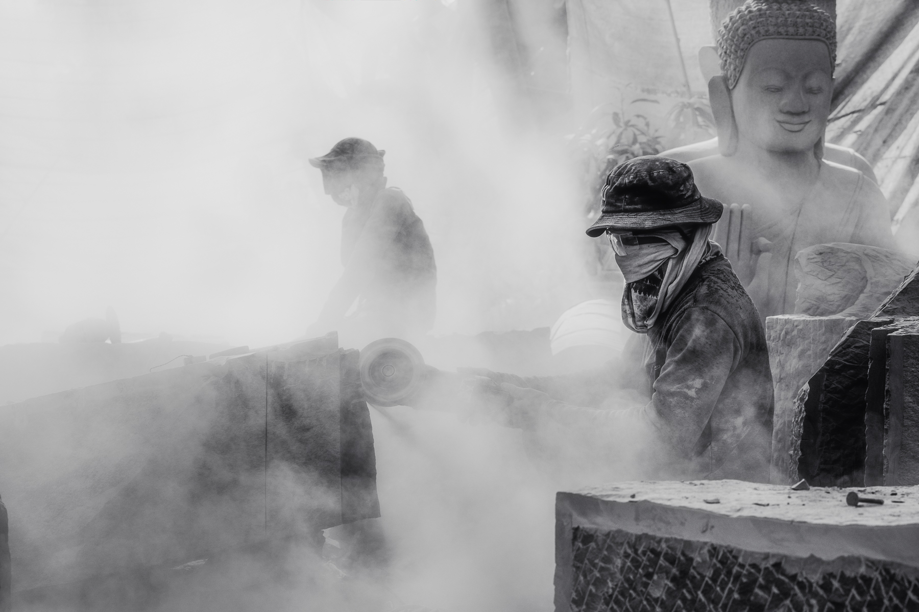 the Buddha is watching us