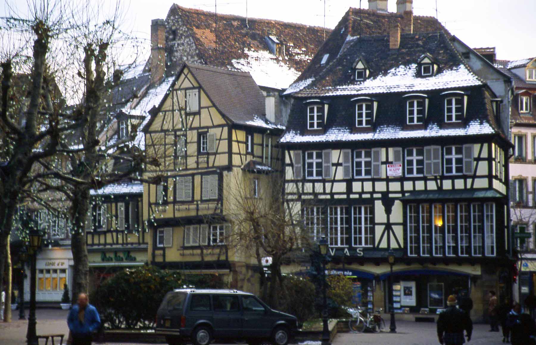 First snow in Alsace