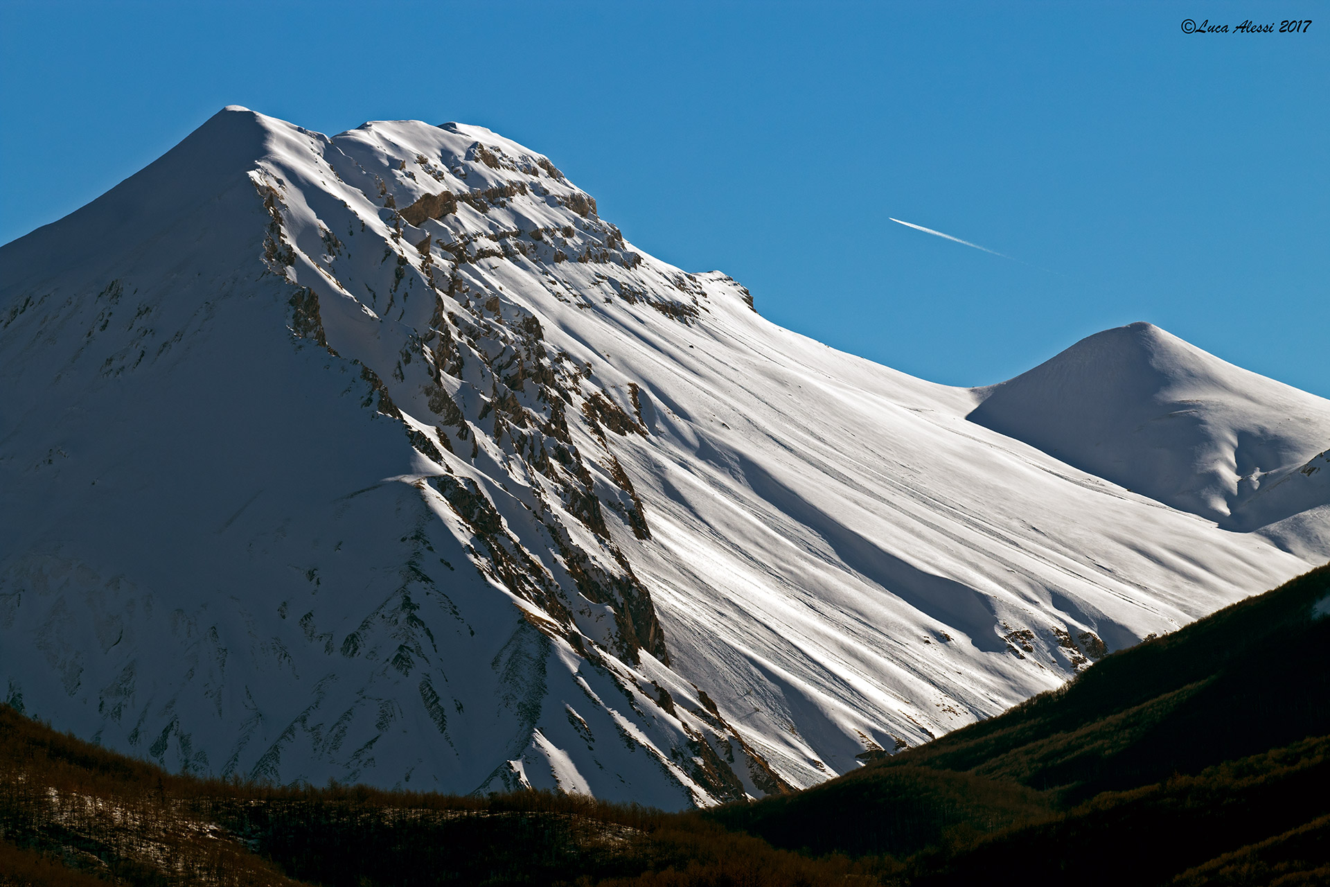 Monte Corvo from Campotosto