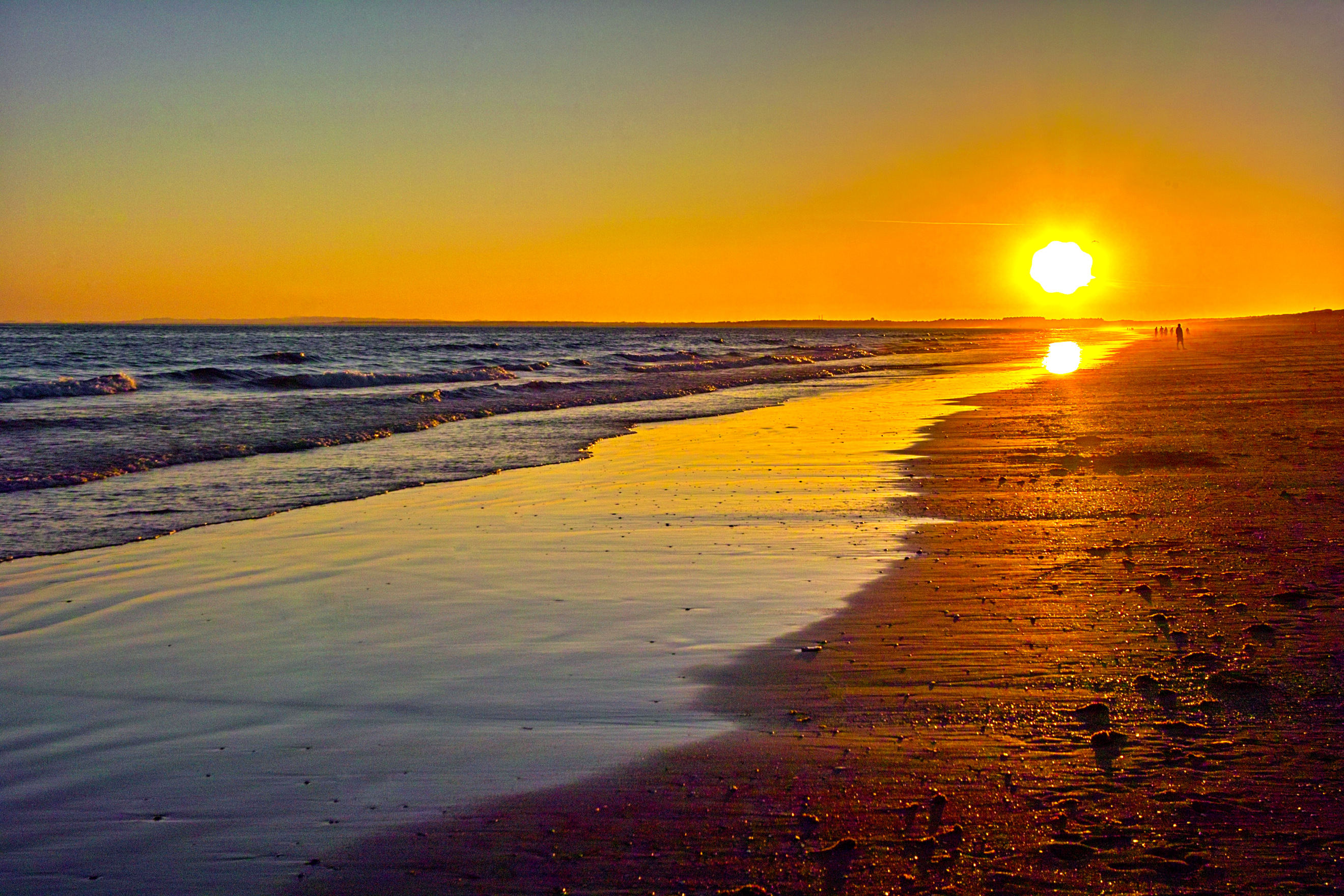 Sunset in Punta Umbria (Spain)