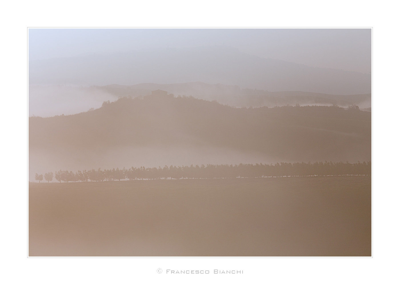 Foggy morning in Laiatico