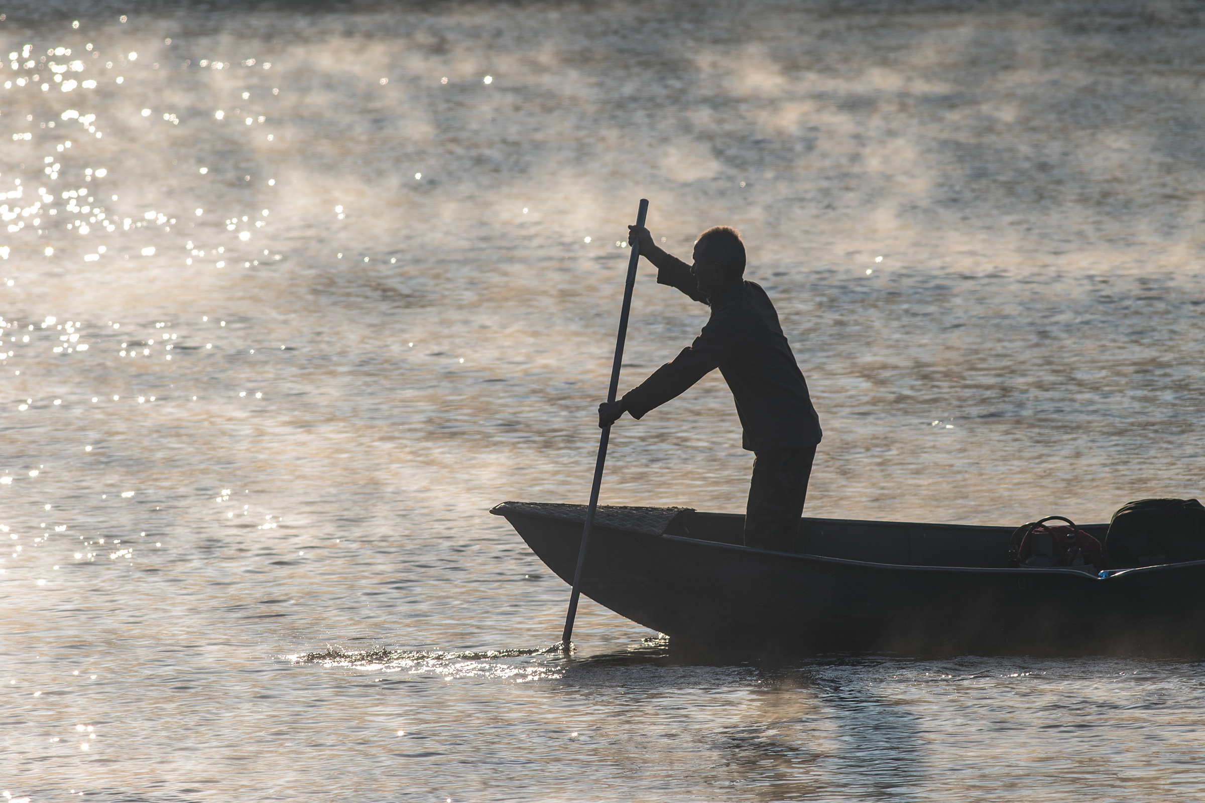 Rowing toward the light
