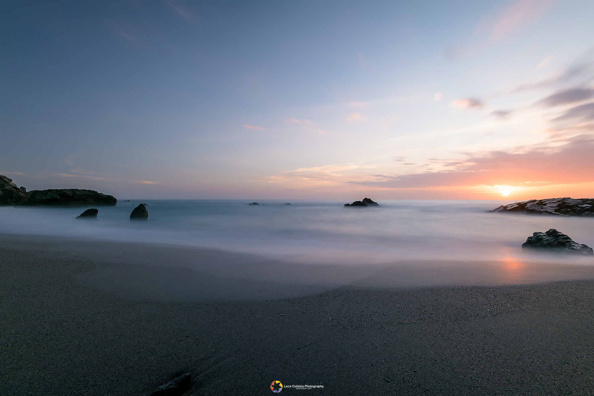 Tramonto dalla Calabria