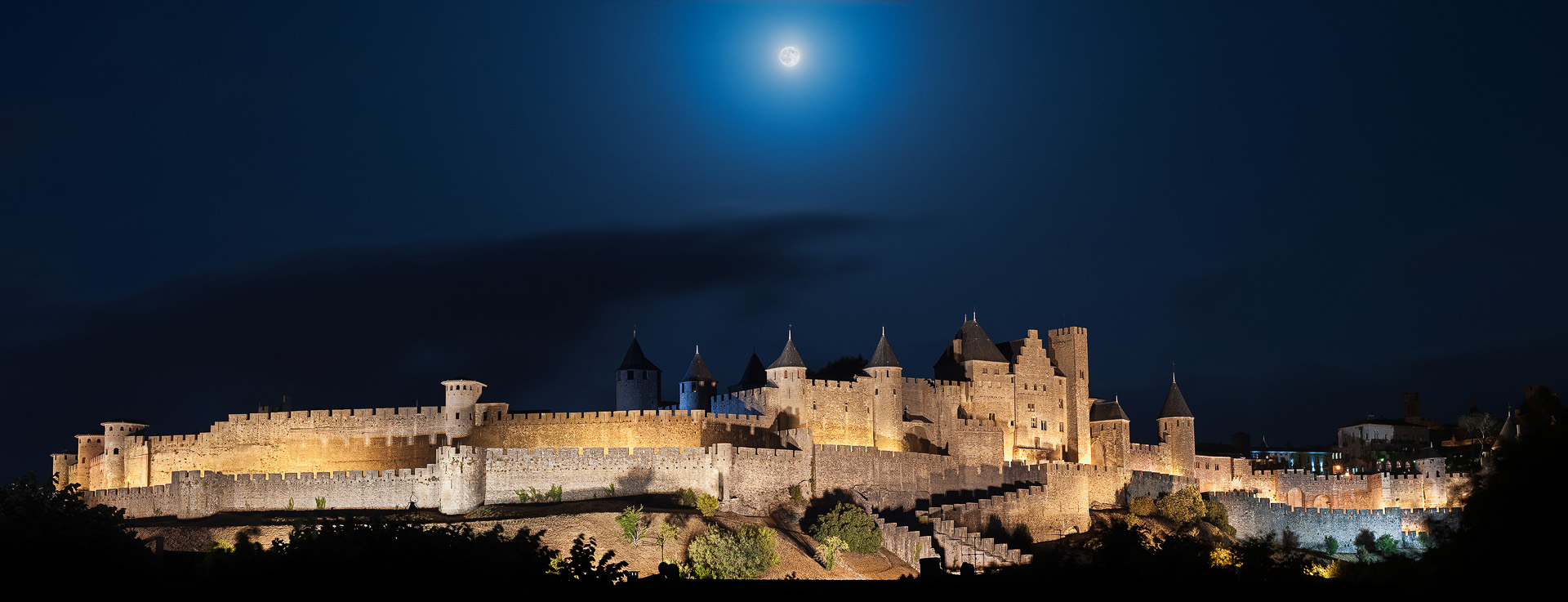 Night in Carcassonne